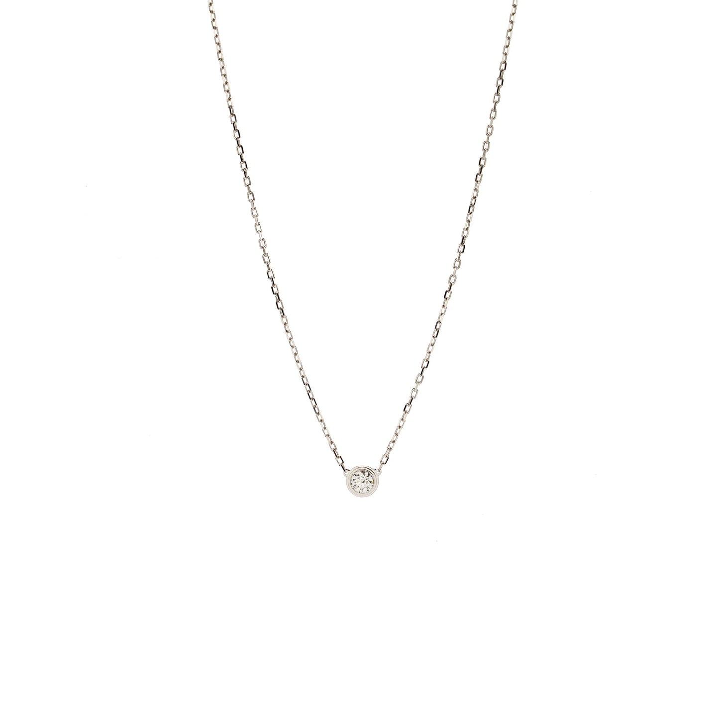 Cartier D’Amour Necklace Large Model White Gold, Diamond