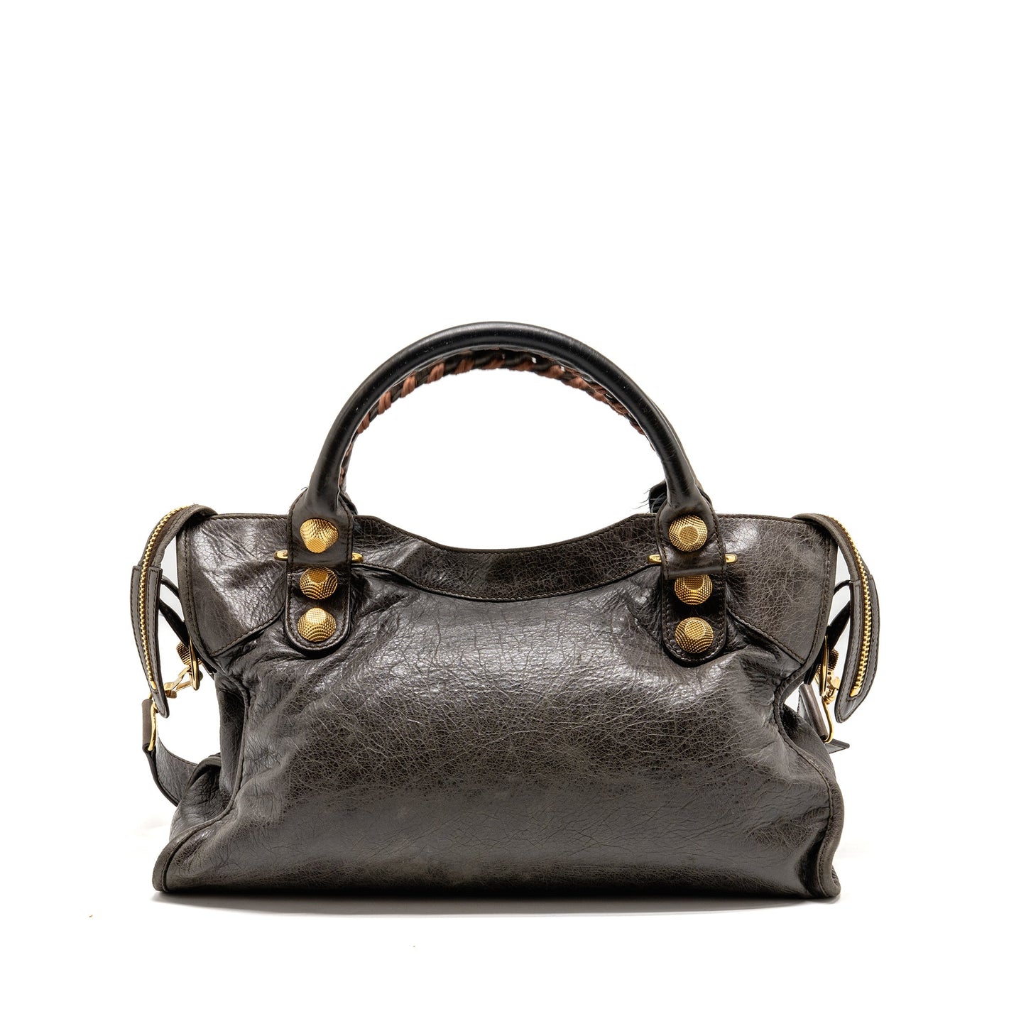 Balenciaga Giant City Bag Calfskin Grey GHW