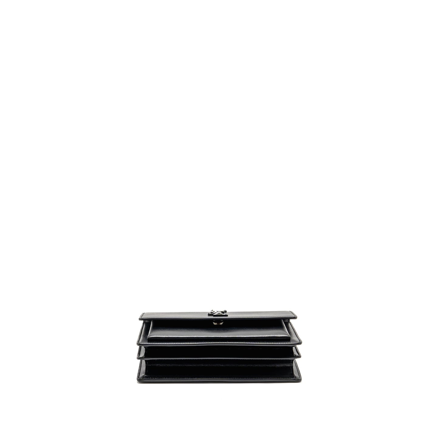 Saint Laurent / YSL Medium Sunset Bag Black Calfskin Black Hardware