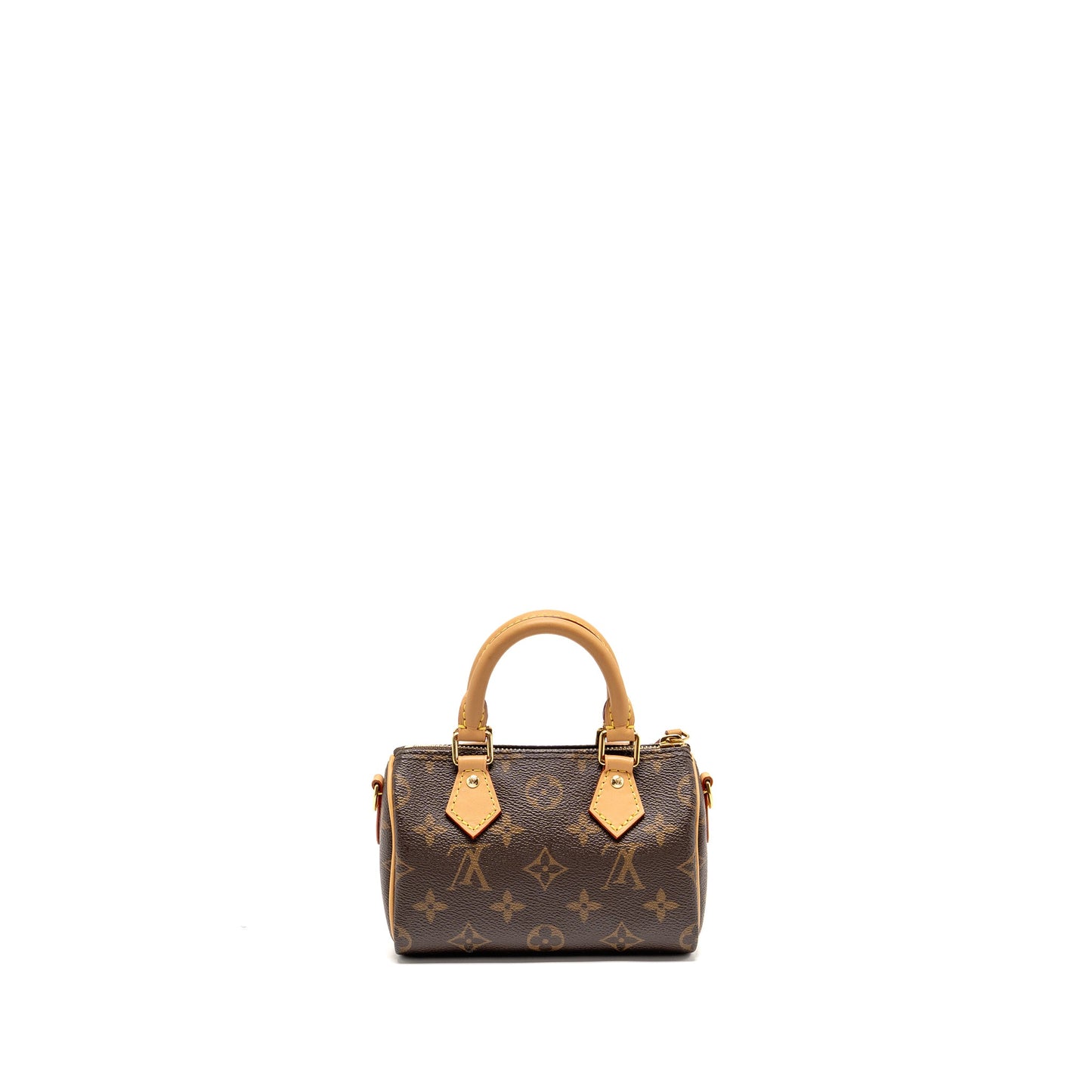 Louis Vuitton Nano Speedy Monogram Canvas GHW