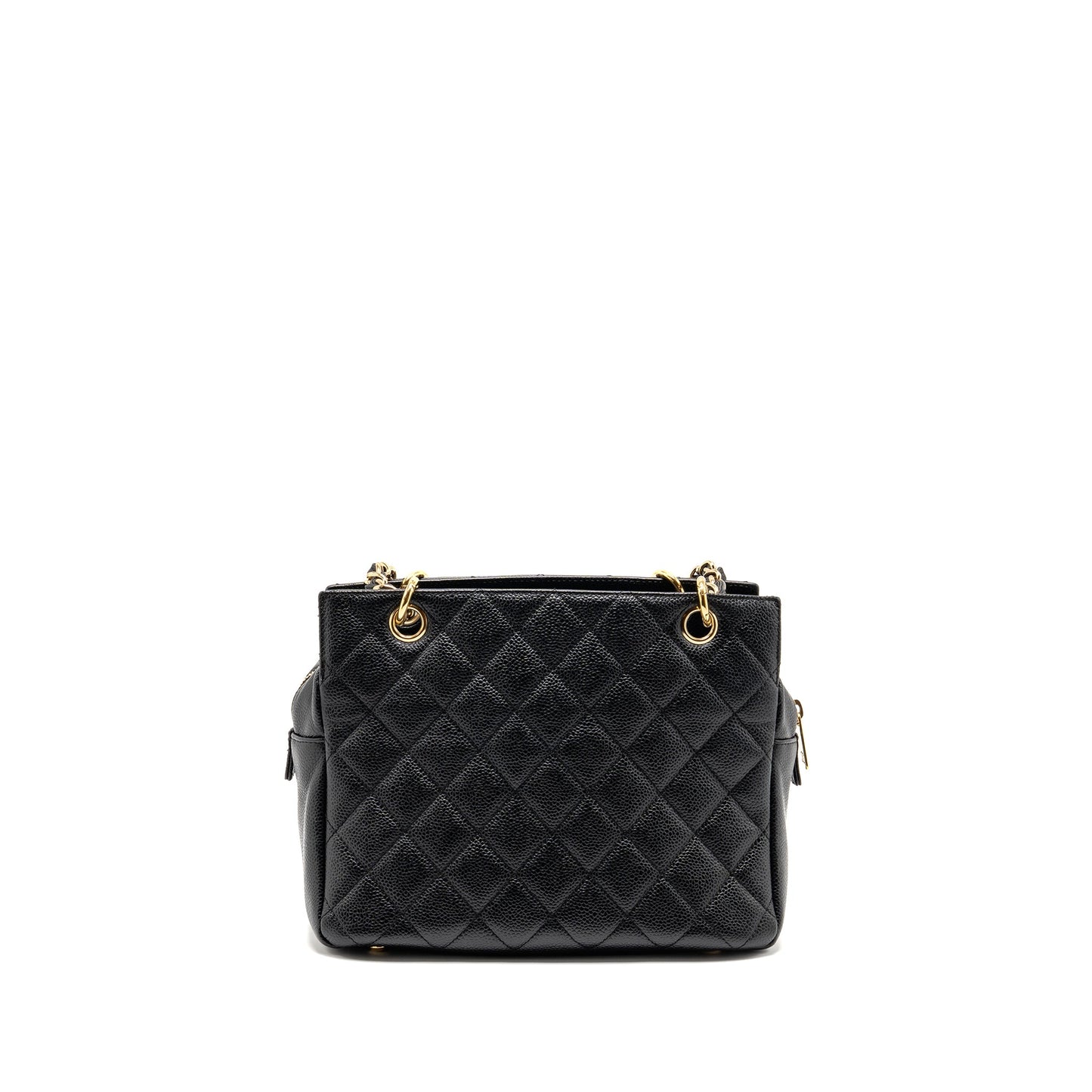 Chanel Petite Timeless Tote Caviar Black GHW