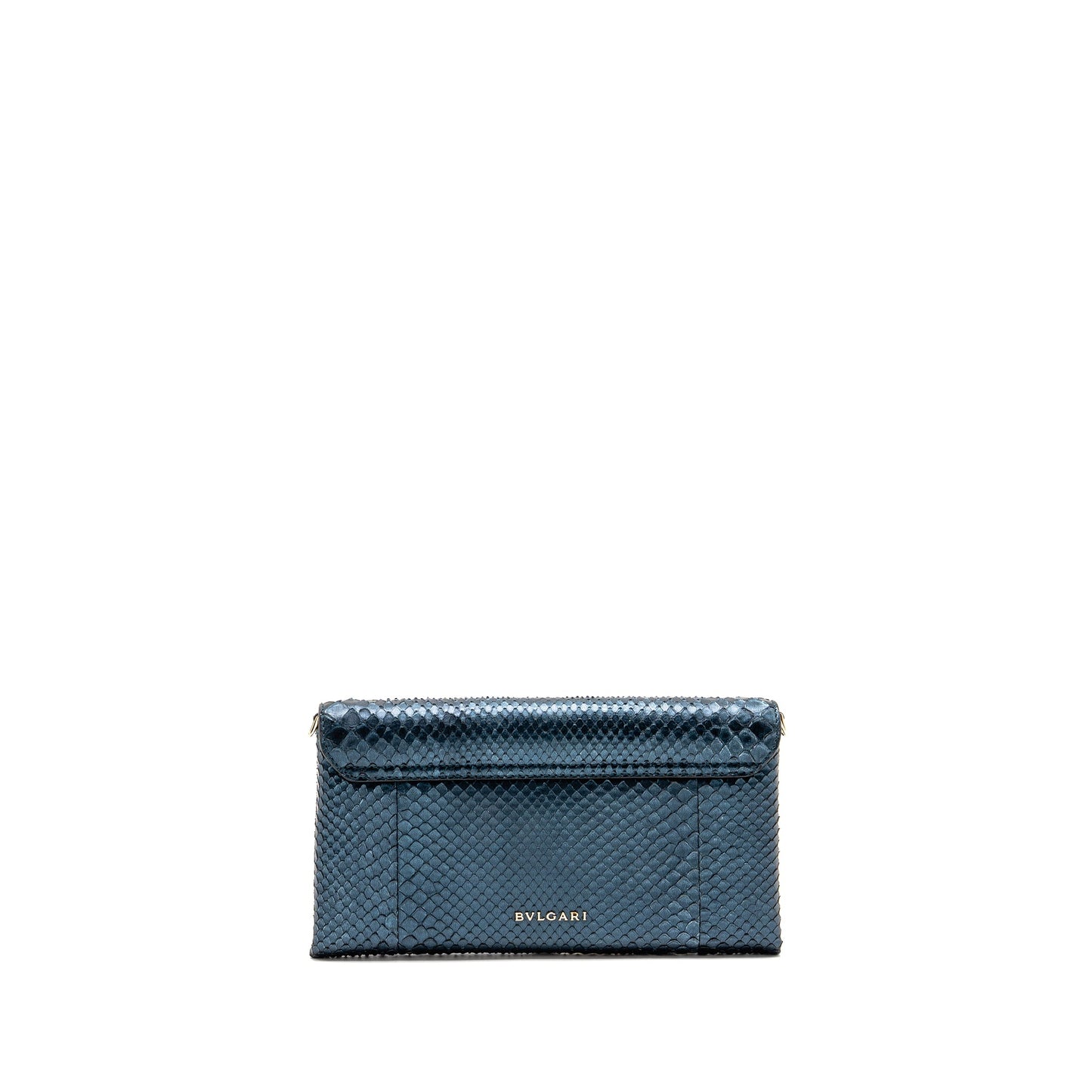 Bvlgari Clutch bag Python/Nappa Royal sapphire/black LGHW
