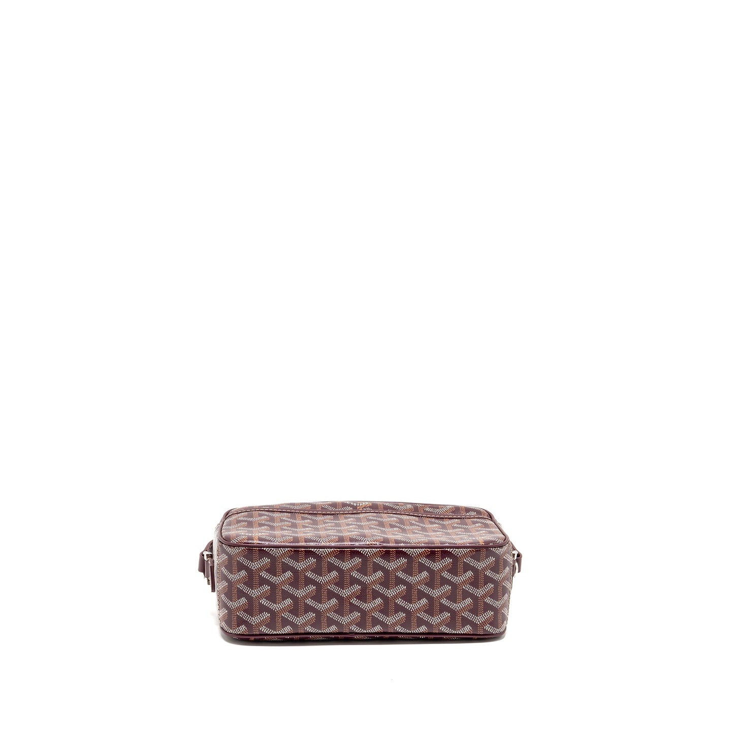 Goyard Cap-Vert PM Bag Goyardine Canvas/Cervon Calfskin Burgundy SHW