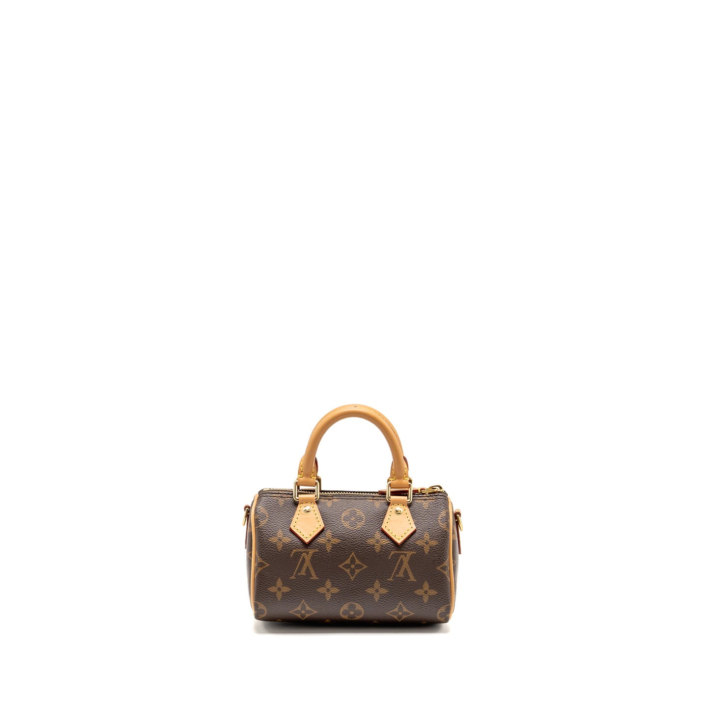 Louis Vuitton Nano Speedy monogram CAnvas GHW