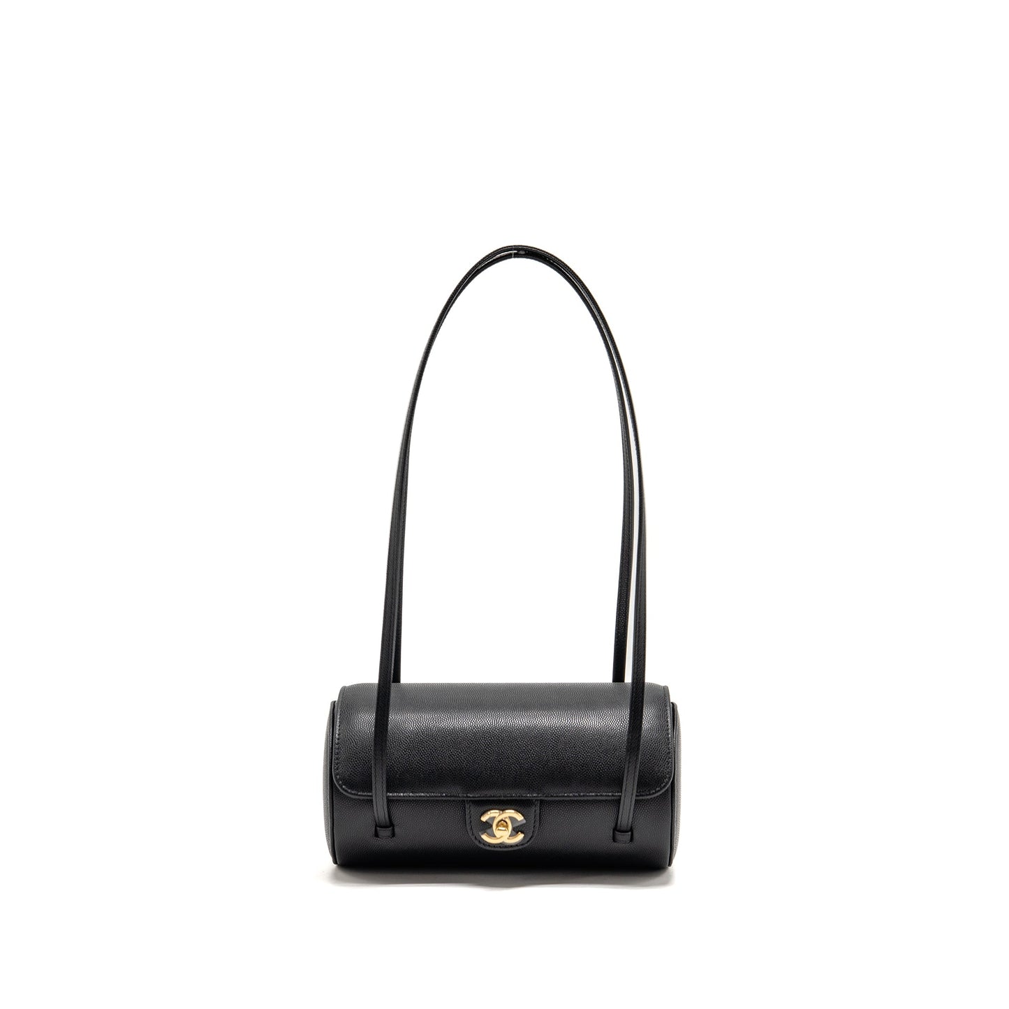 Chanel 26p Preppy Bowling Shoulder bag Caviar Black GHW (microchip)