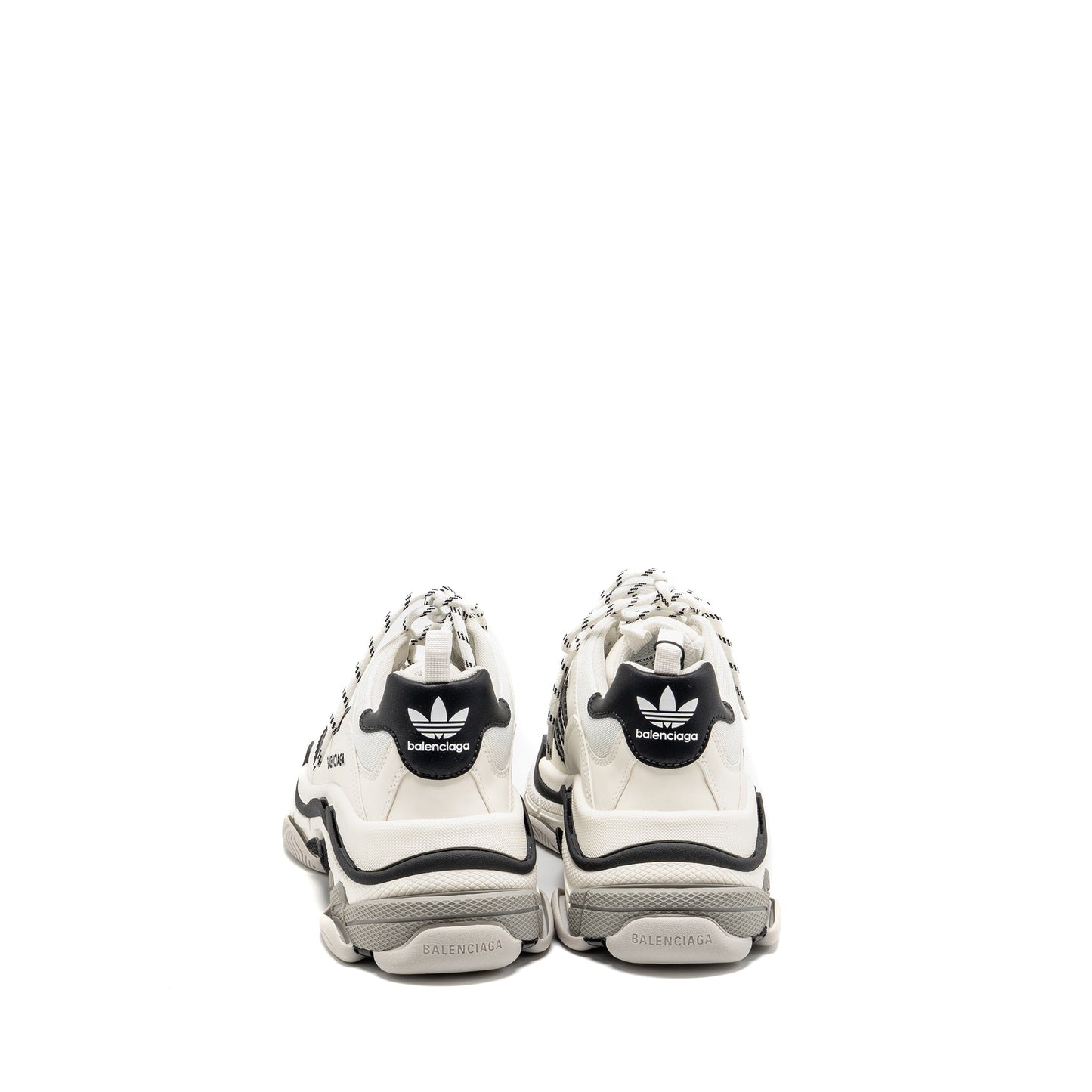 Balenciaga x Adidas Size 44 Triple S Sneaker Limited Edition  Leather/Mesh Black/White