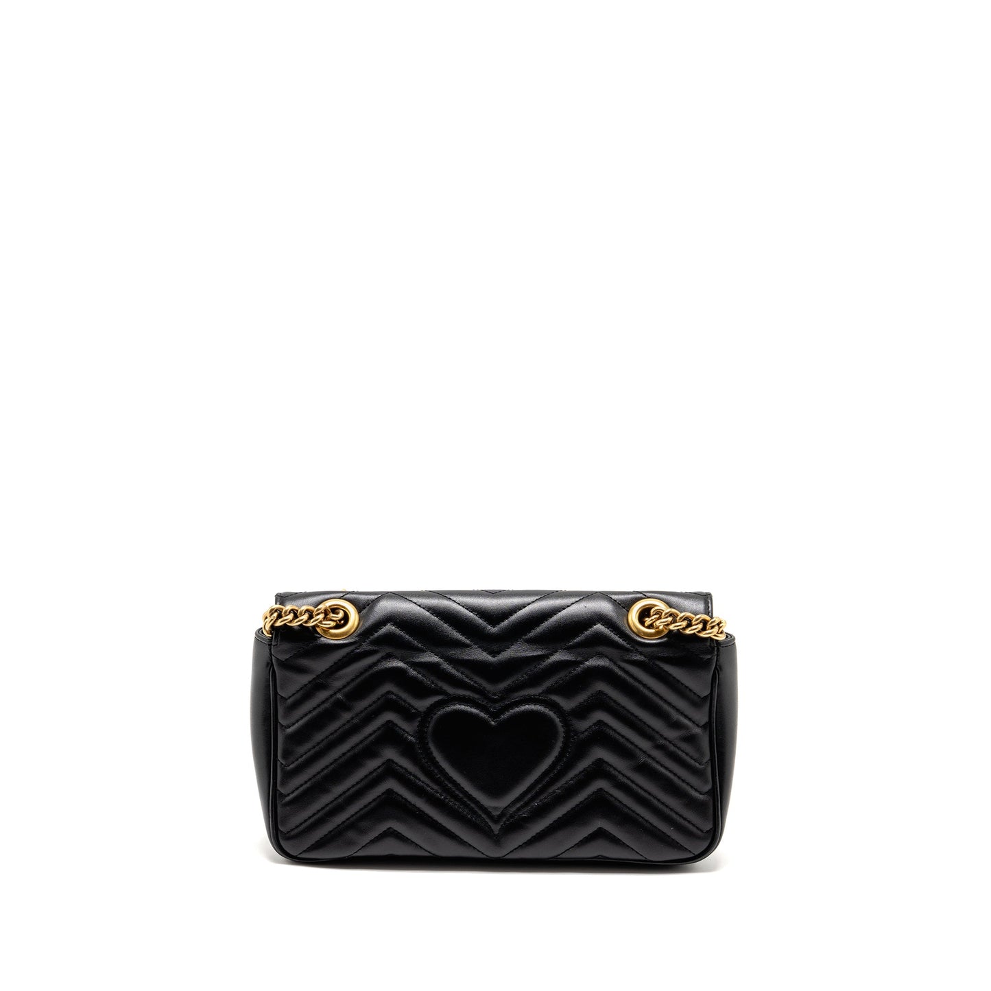 Gucci Medium GG Marmont Bag Calfskin Black GHW