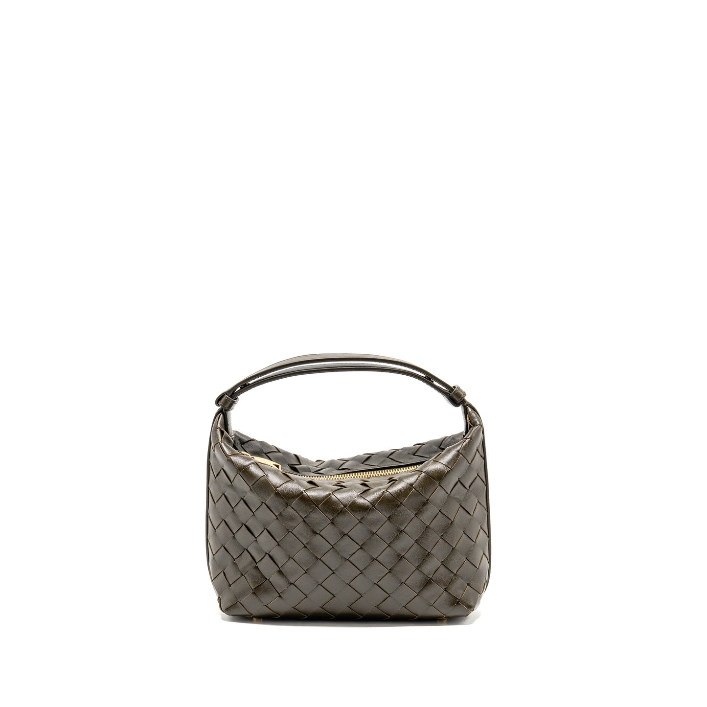 Bottega Veneta Wallace Bag Calfskin Kaki GHW