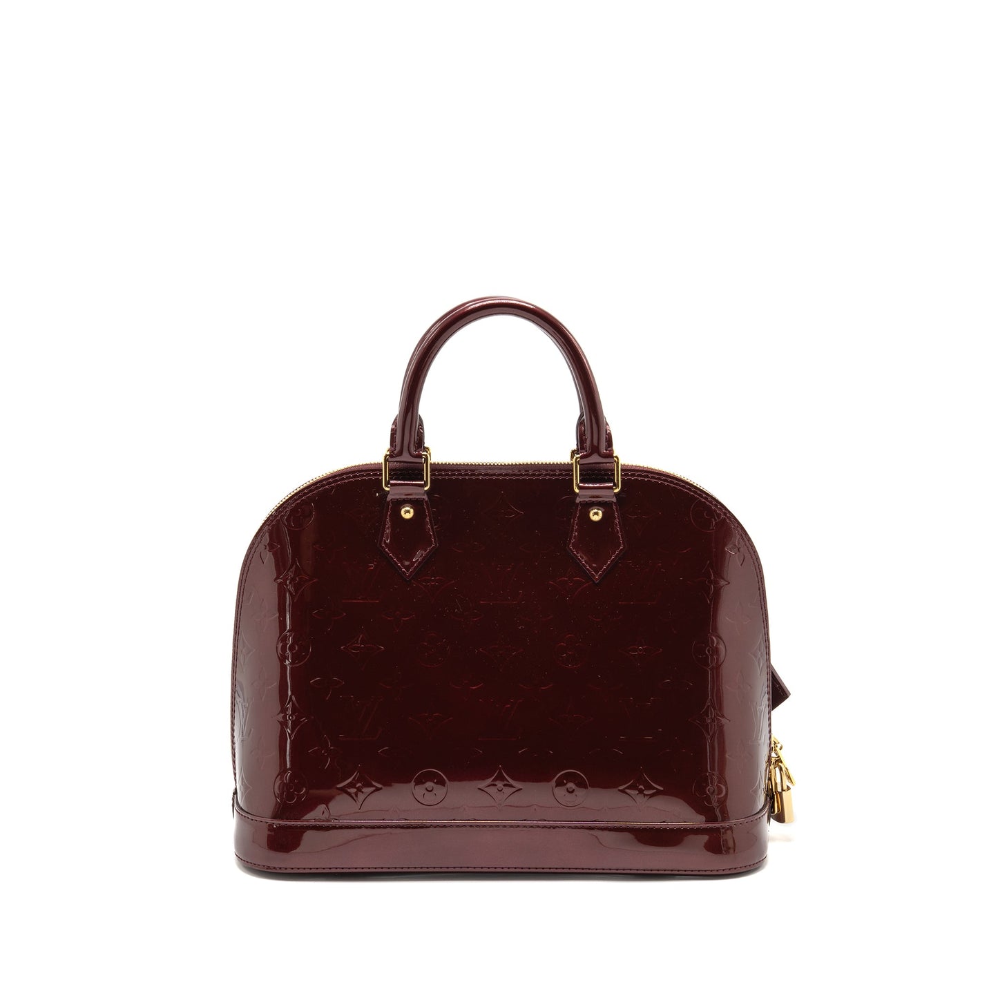 Louis Vuitton Alma PM Patent Leather Amarante GHW