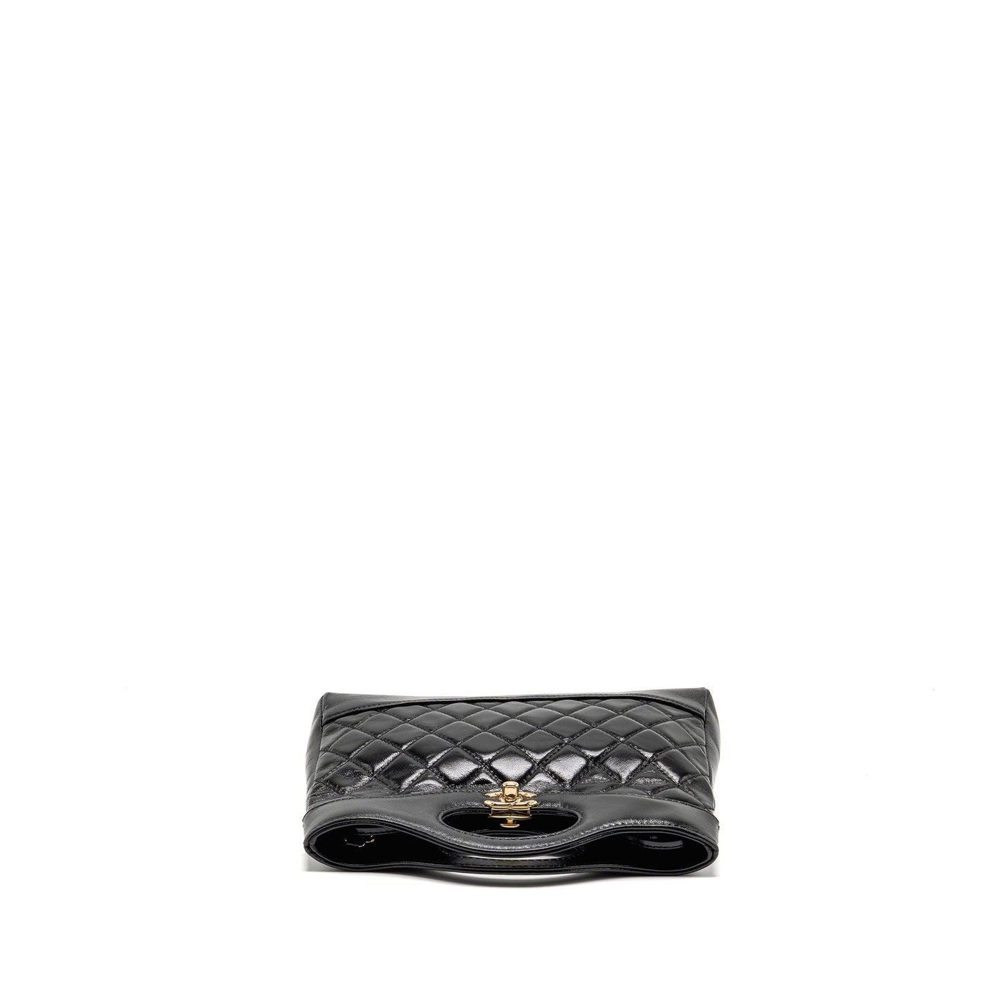 Chanel Mini 31 Bag Shiny Lambskin Black LGHW (Microchip)
