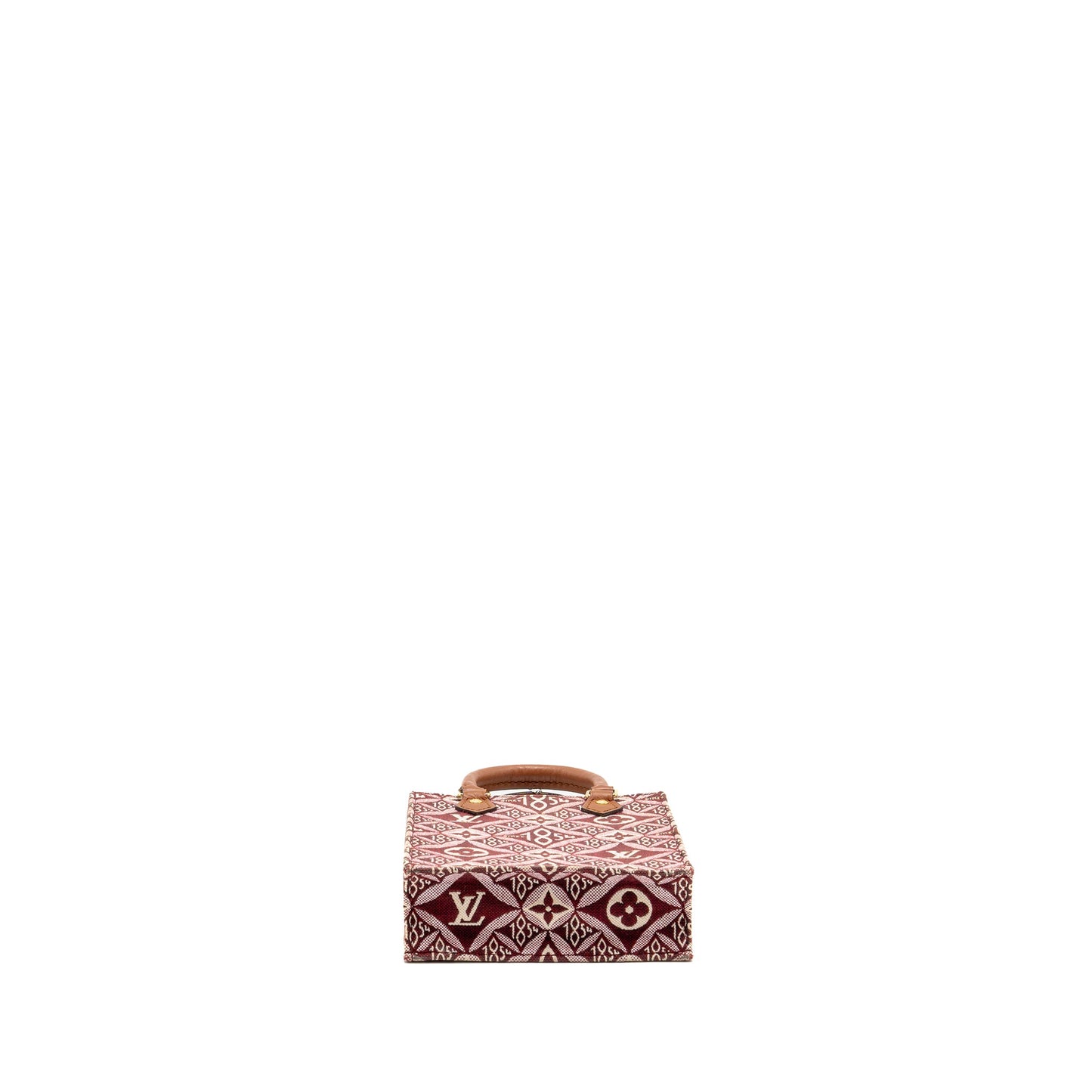 Louis Vuitton Petit Sac Plat Since 1854 Canvas Red / Multicolour GHW