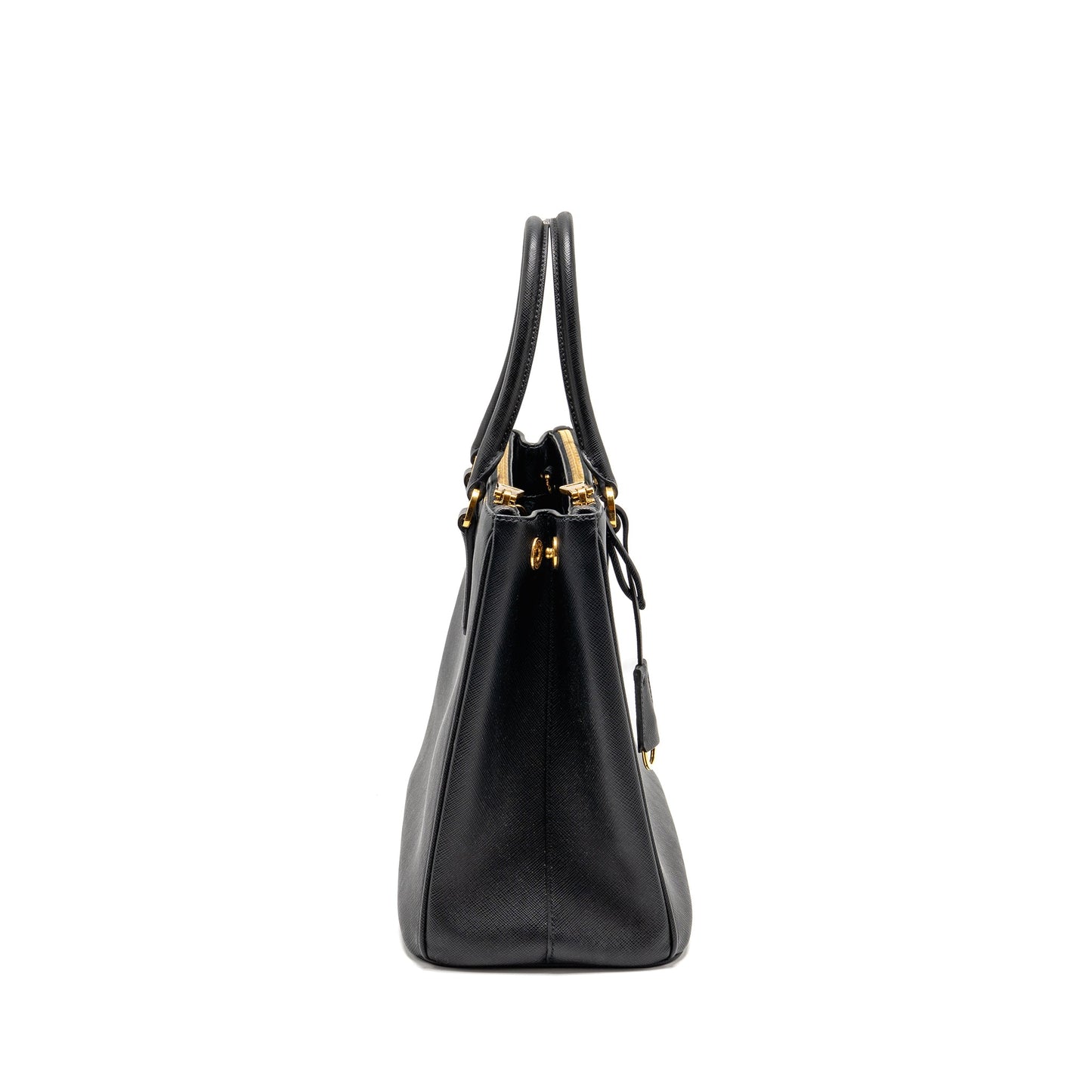 Prada Large Saffiano Tote Bag Galleria Saffiano Leather Black GHW