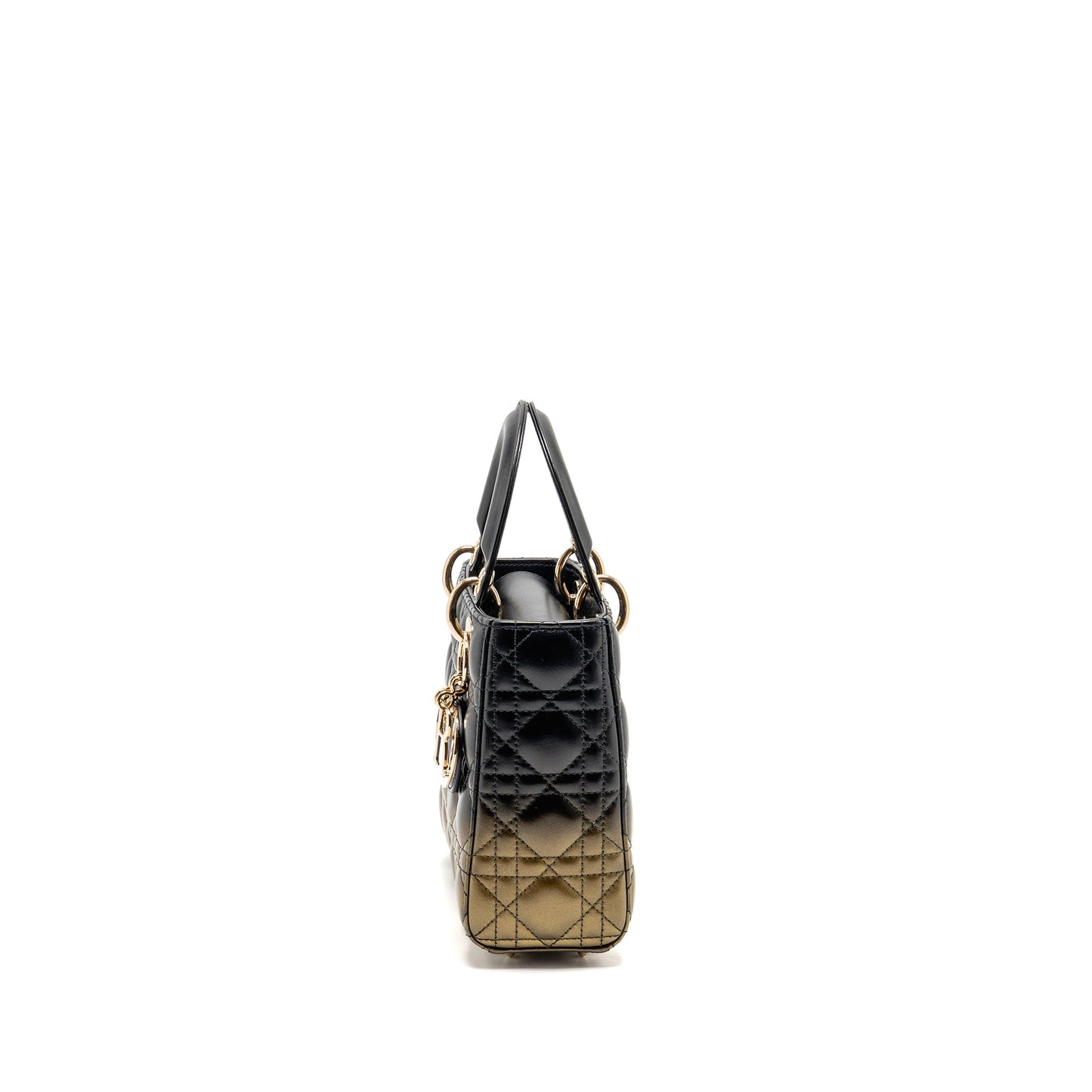 Dior Small Lady Dior Lambskin Black / Gold LGHW