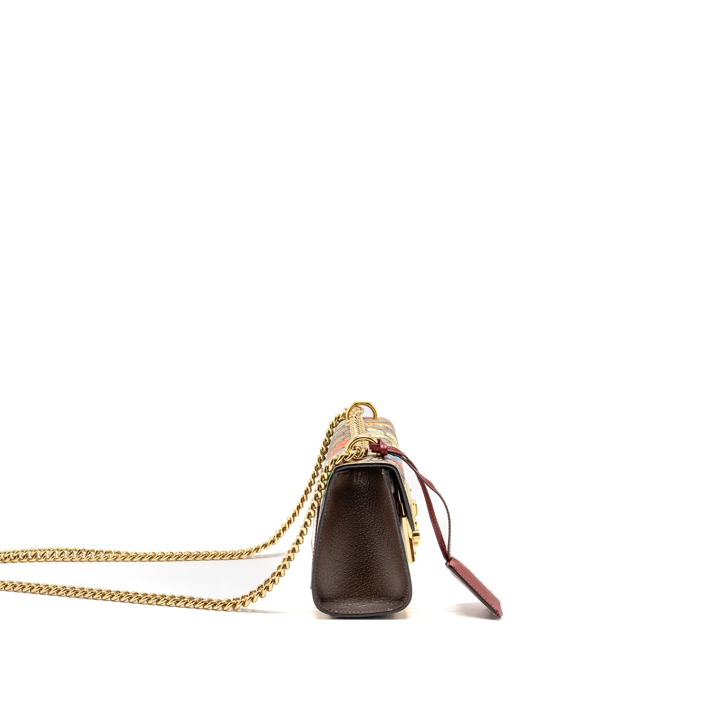 Gucci Small Padlock Shoulder Bag Tian GG Supreme Canvas/Leather Brown/Multicolour GHW