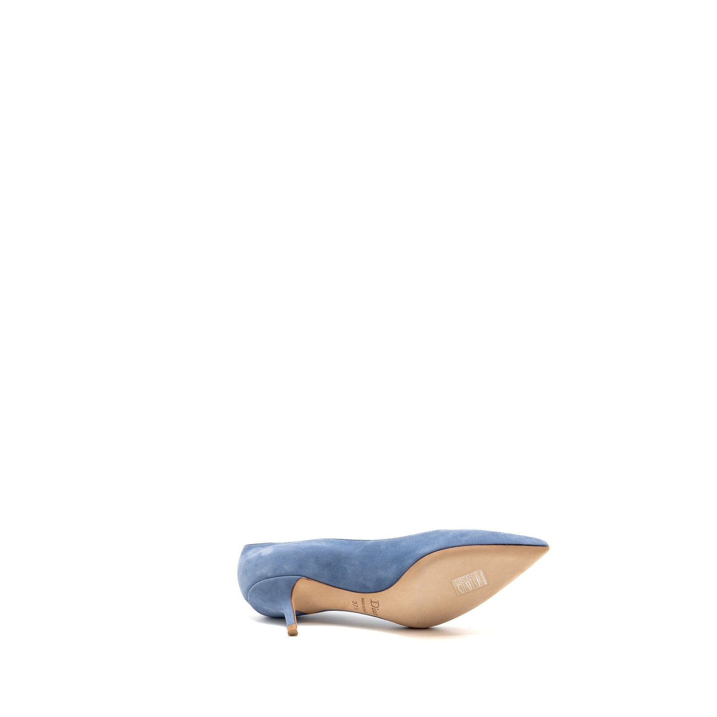 Dior Size 37.5 Pumps Suede Blue
