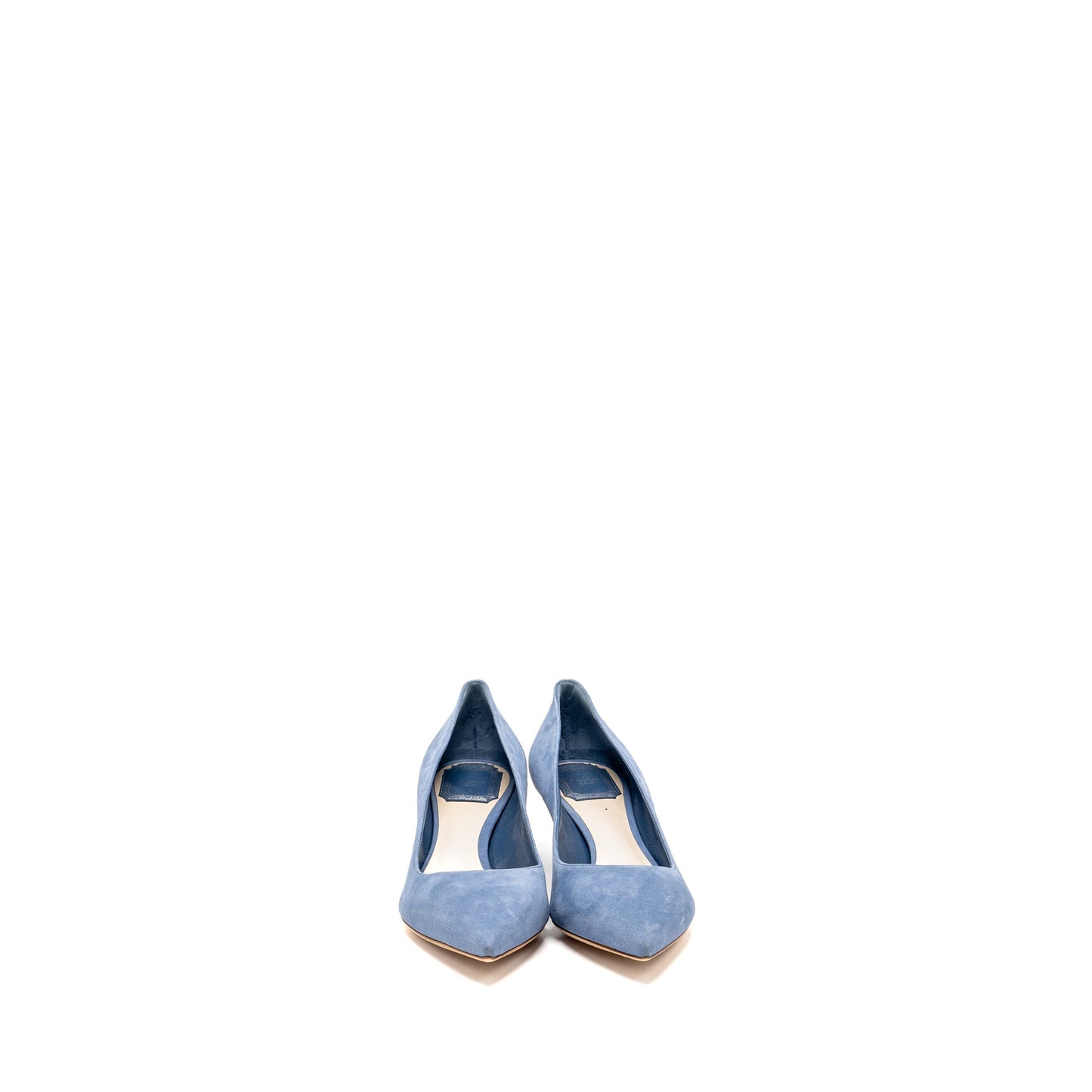 Dior Size 37.5 Pumps Suede Blue