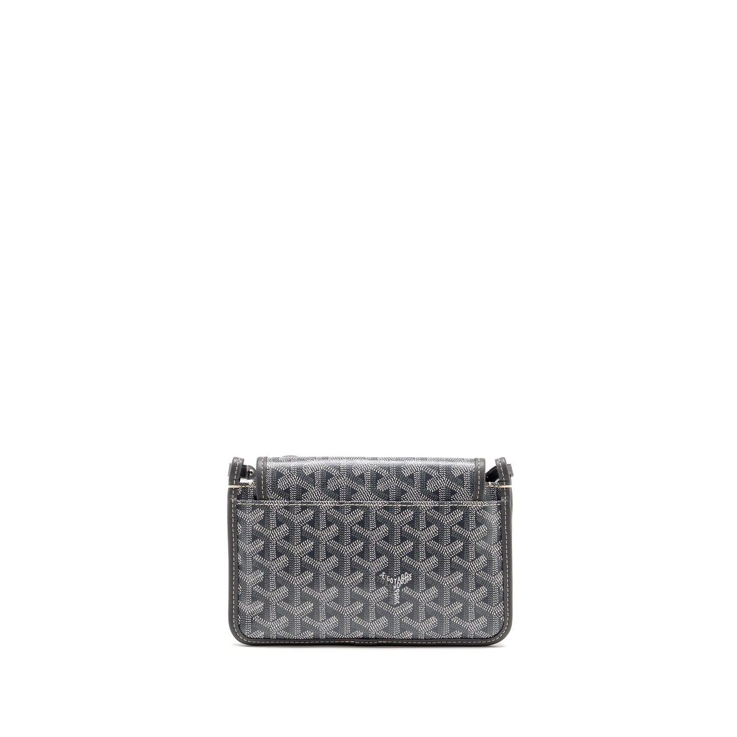 Goyard Portefeuille Pochette Plumet goyardine canvas / calfskin grey SHW