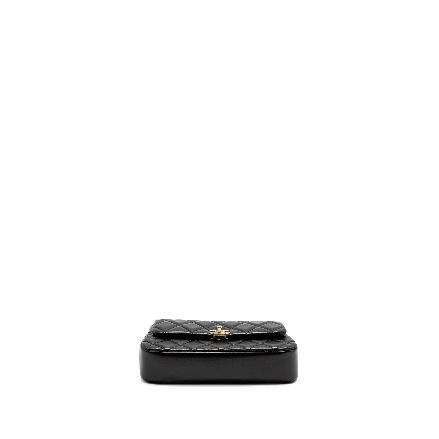 Chanel 25s Mini Flap Bag Lambskin Black GHW(microchip)