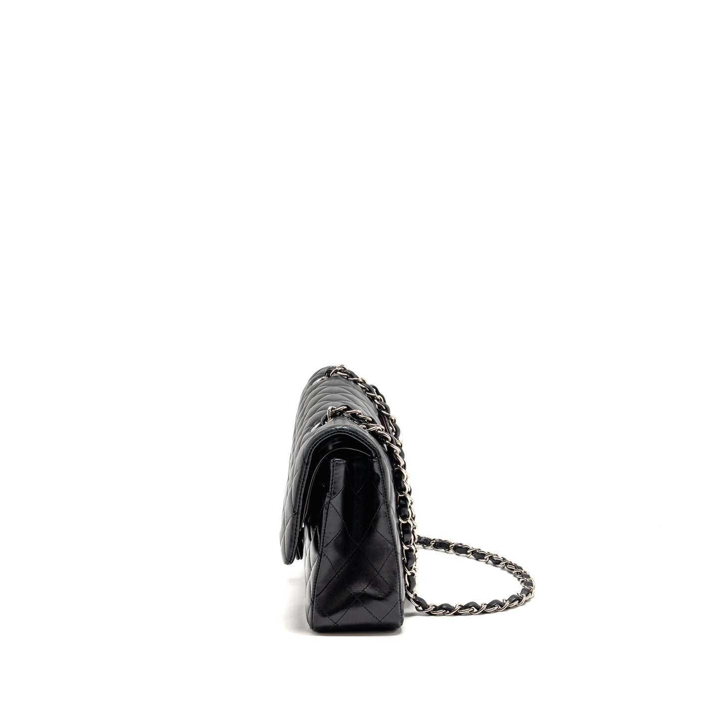 Chanel Medium Classic Double Flap Bag lambskin Black SHW