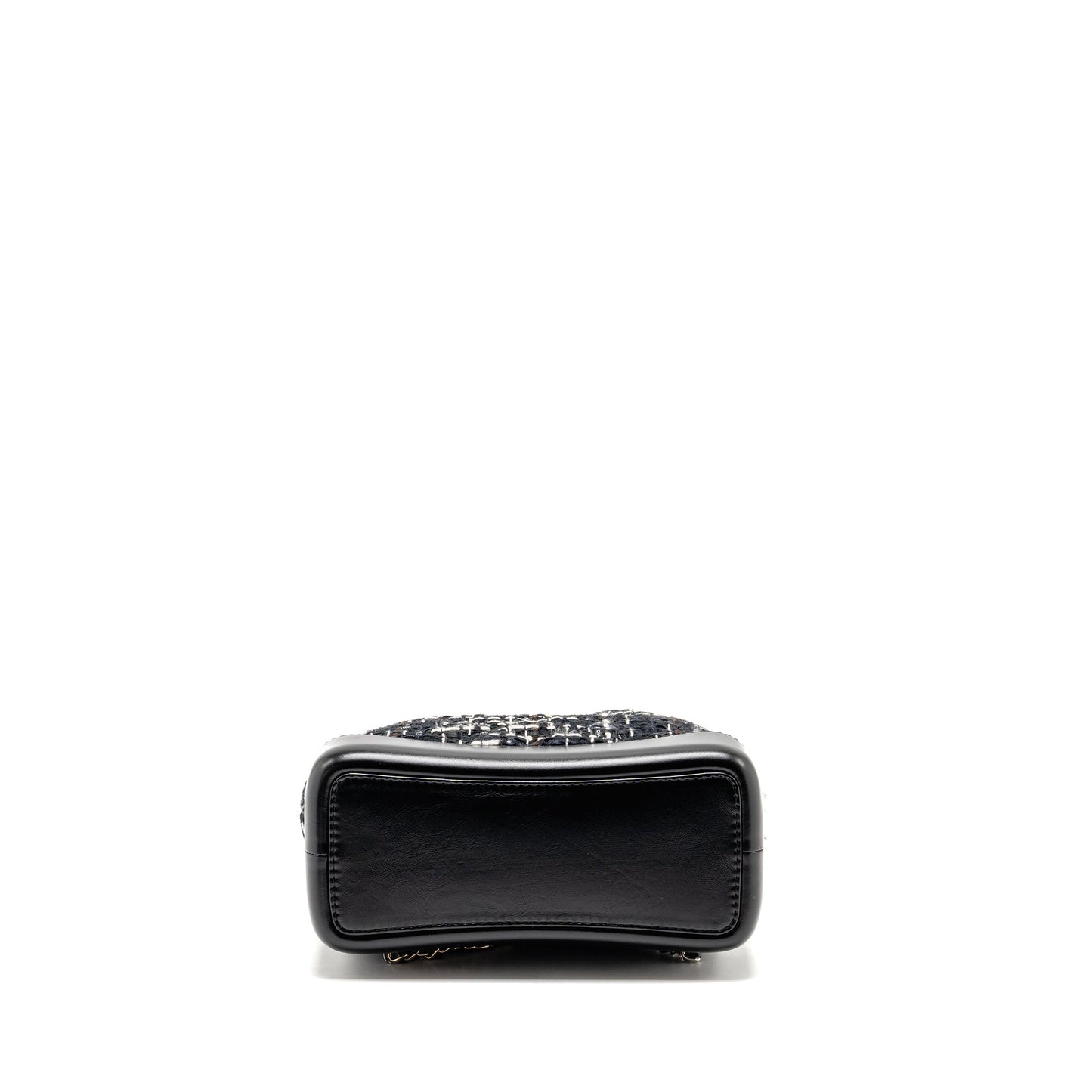 Chanel Small Gabrielle Tweed Backpack Black/White/Brown Multicolour Hardware
