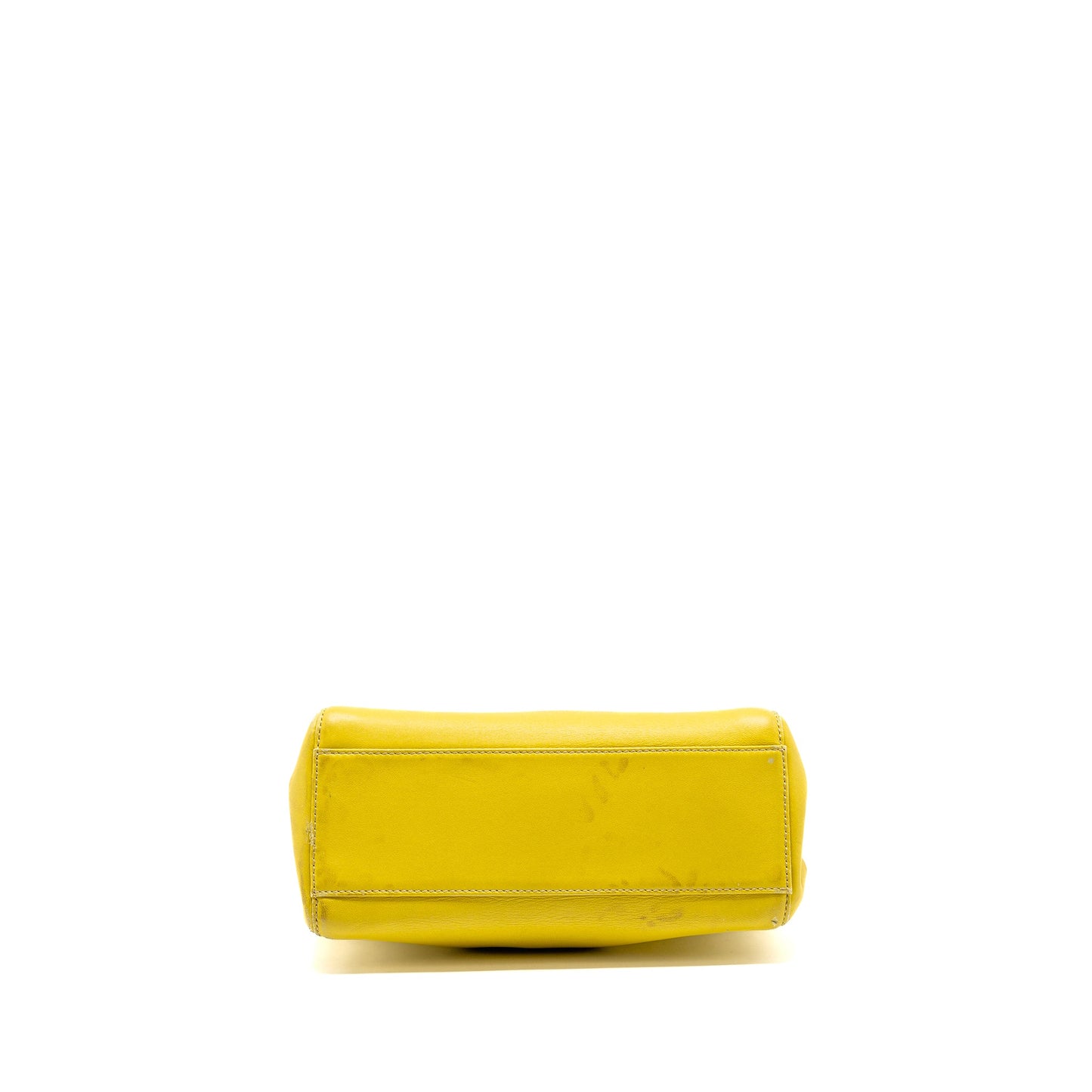 Fendi mini peekaboo lambskin light green SHW