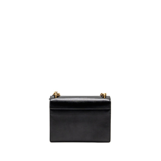 Saint Laurent/YSL Medium Sunset Bag Smooth Leather Black GHW