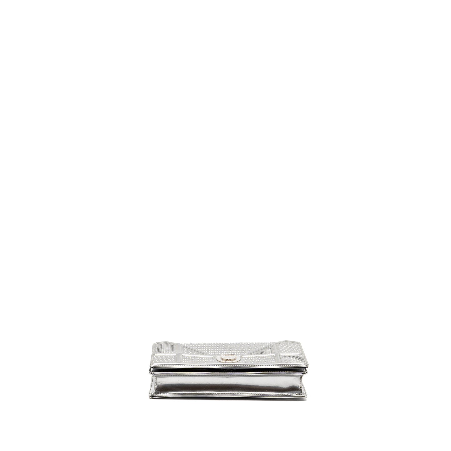 Dior Diorama Wallet On Chain Calfskin Silver SHW