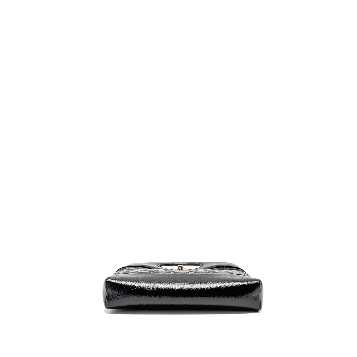 Chanel Mini 31 Bag Shiny Calfskin black LGHW (Microchip)