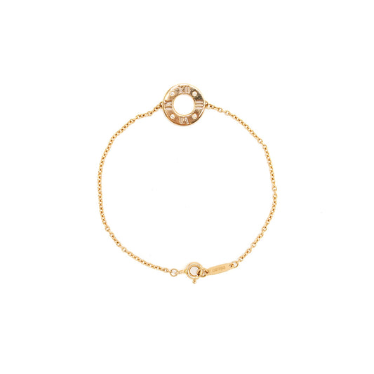 Tiffany size small Atalas bracelet rose gold / diamonds