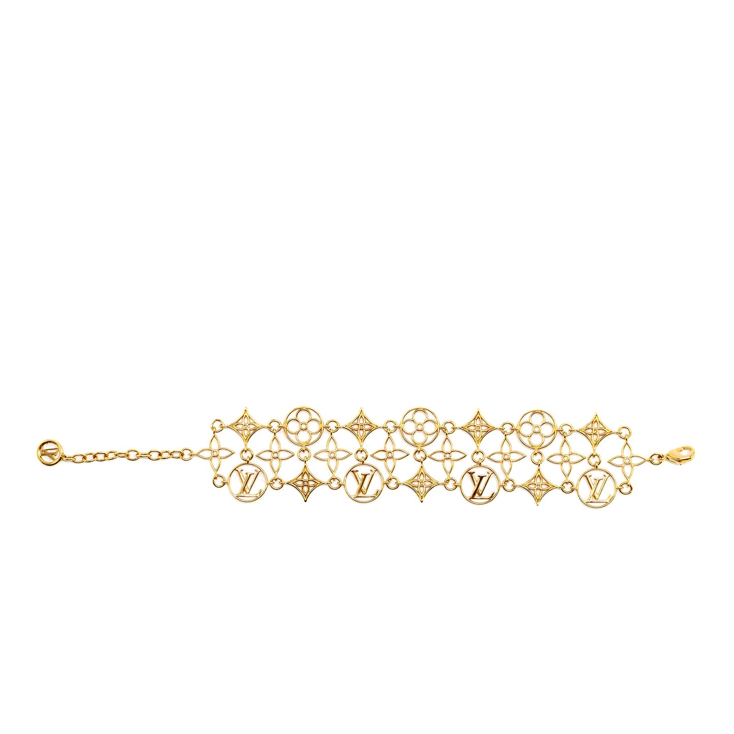 Louis Vuitton gold tone bracelet
