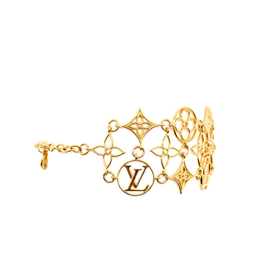 Louis Vuitton gold tone bracelet
