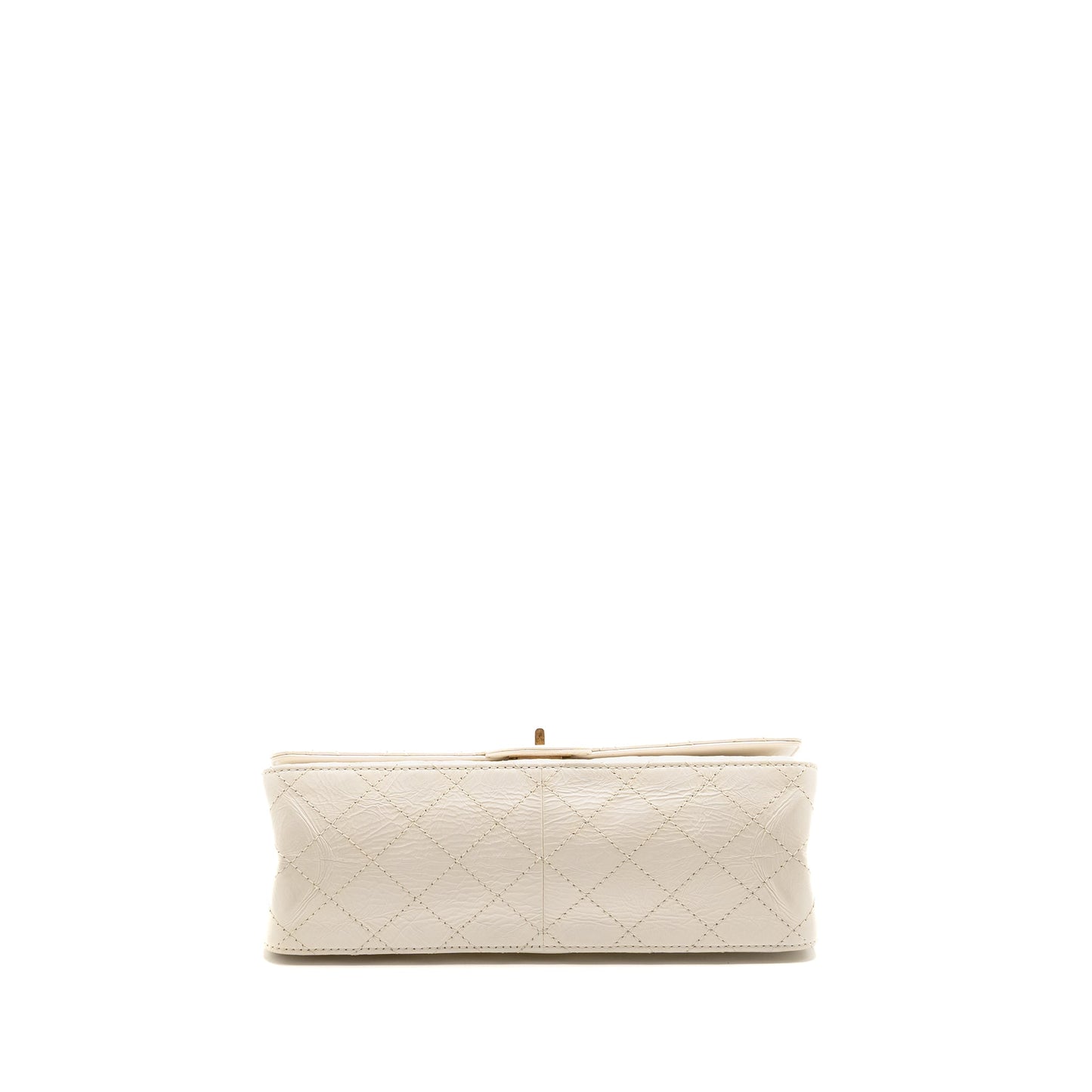 Chanel 2.55 226 Reissue Double Flap Bag Aged Calfskin White GHW