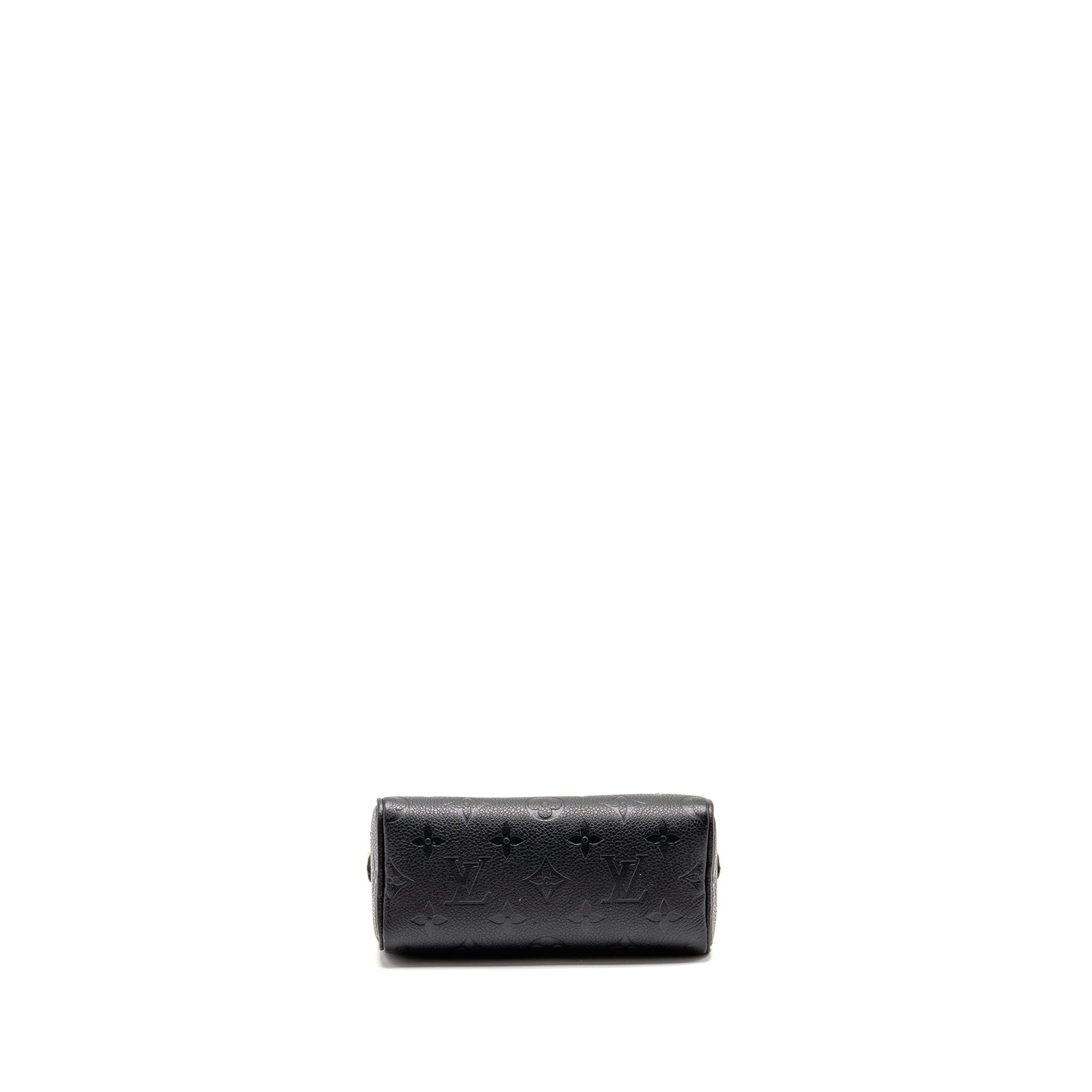 Louis Vuitton Nano Speedy Monogram Empreinte leather black GHW