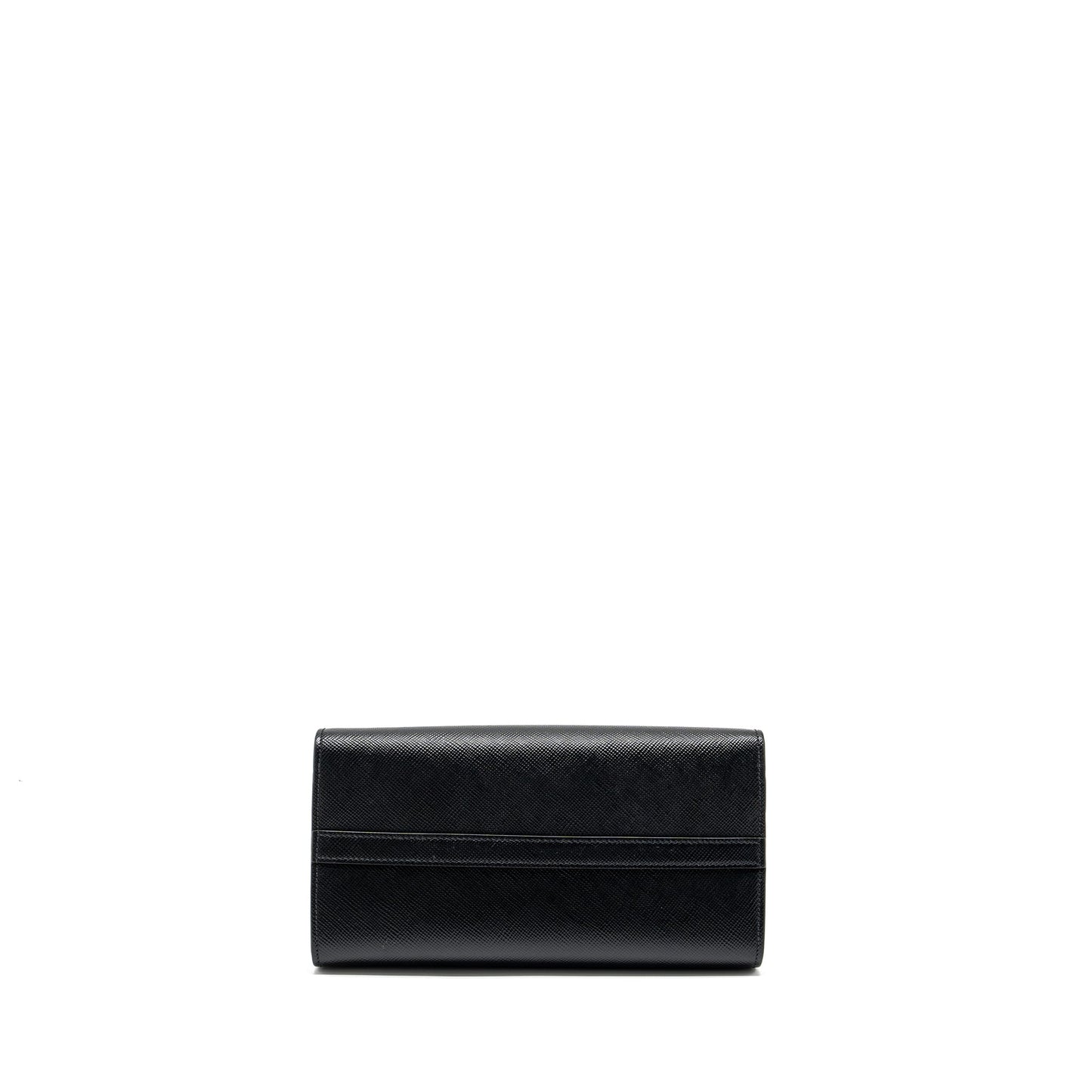 Prada Small Monochrome tote bag Saffiano calfskin black GHW