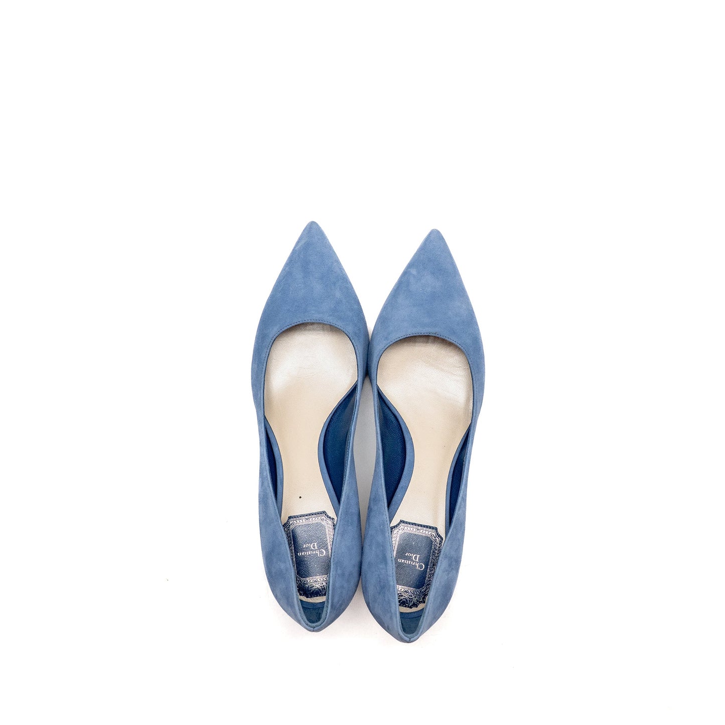 Dior Size 37.5 Pumps Suede Blue