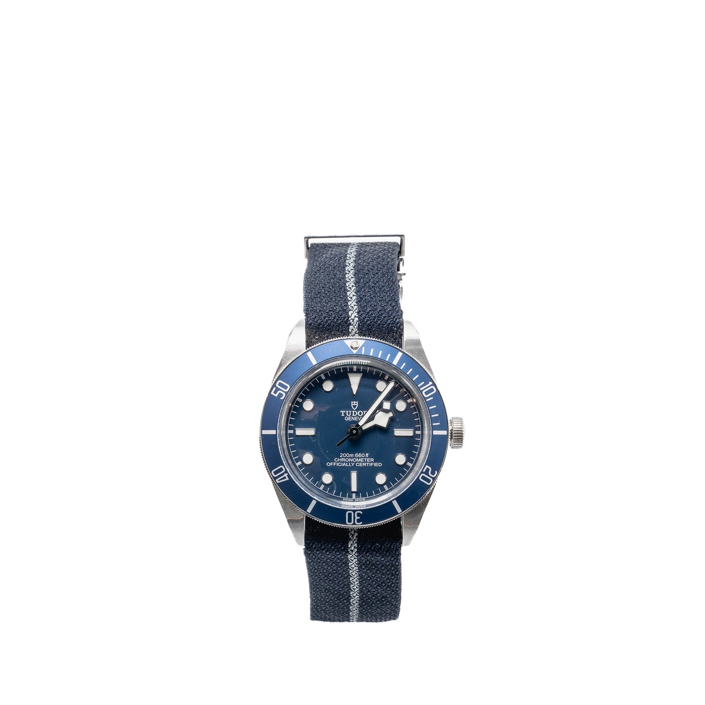 Tudor Black Bay Fifty Eight 39mm Steel Case Blue Fabric Strap Model: 79030B-0003