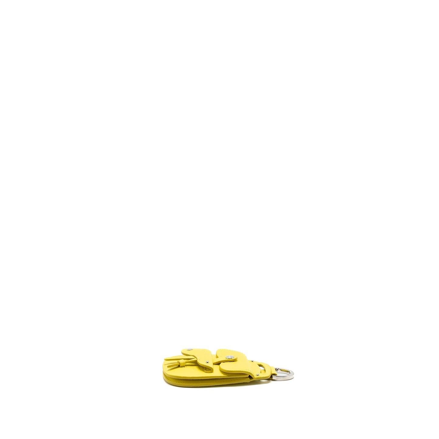 Luxury Dior Saddle Coin Pouch/Bag Charm Yellow SHW
