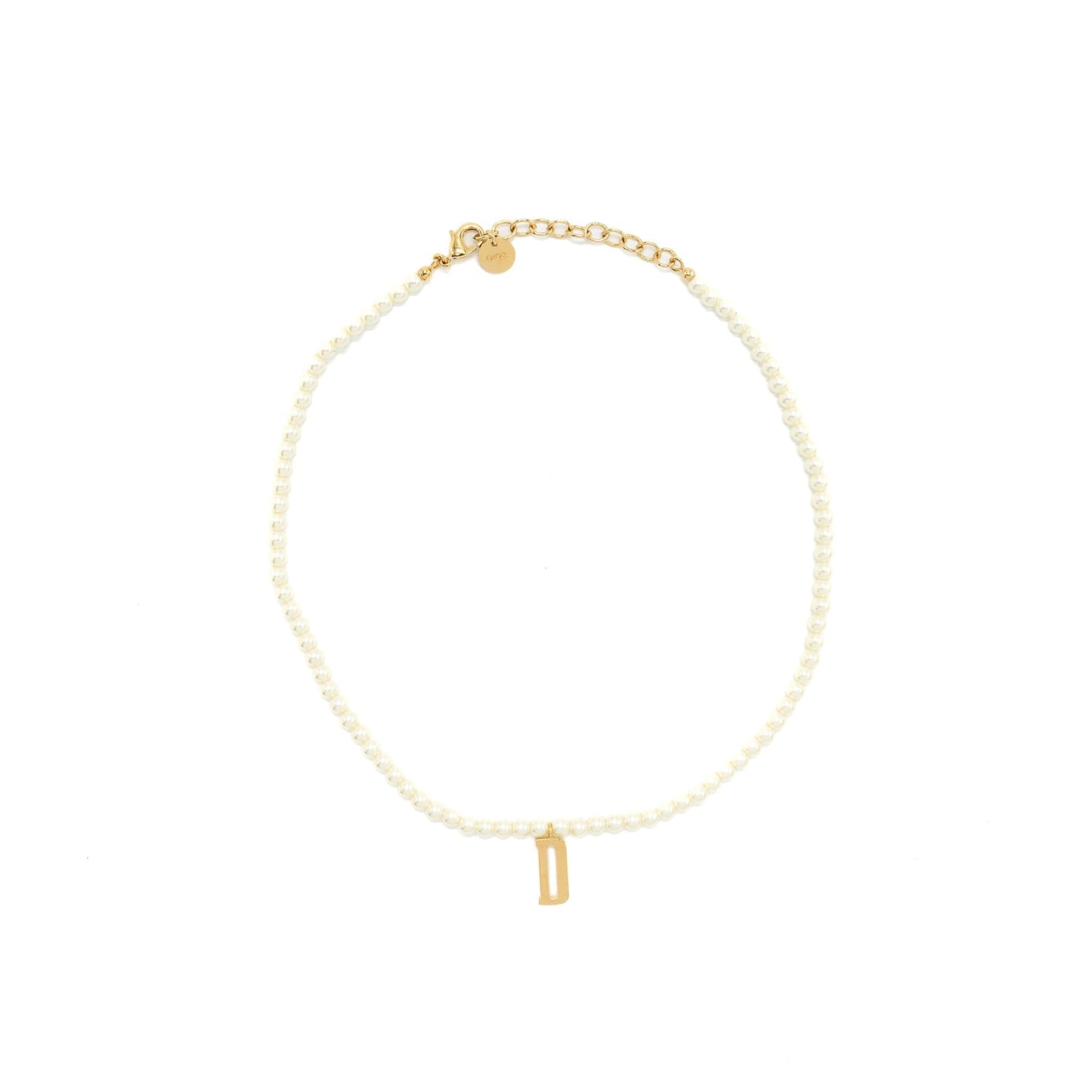 Luxury Dior Revolution Necklace Resin Pearls GHW
