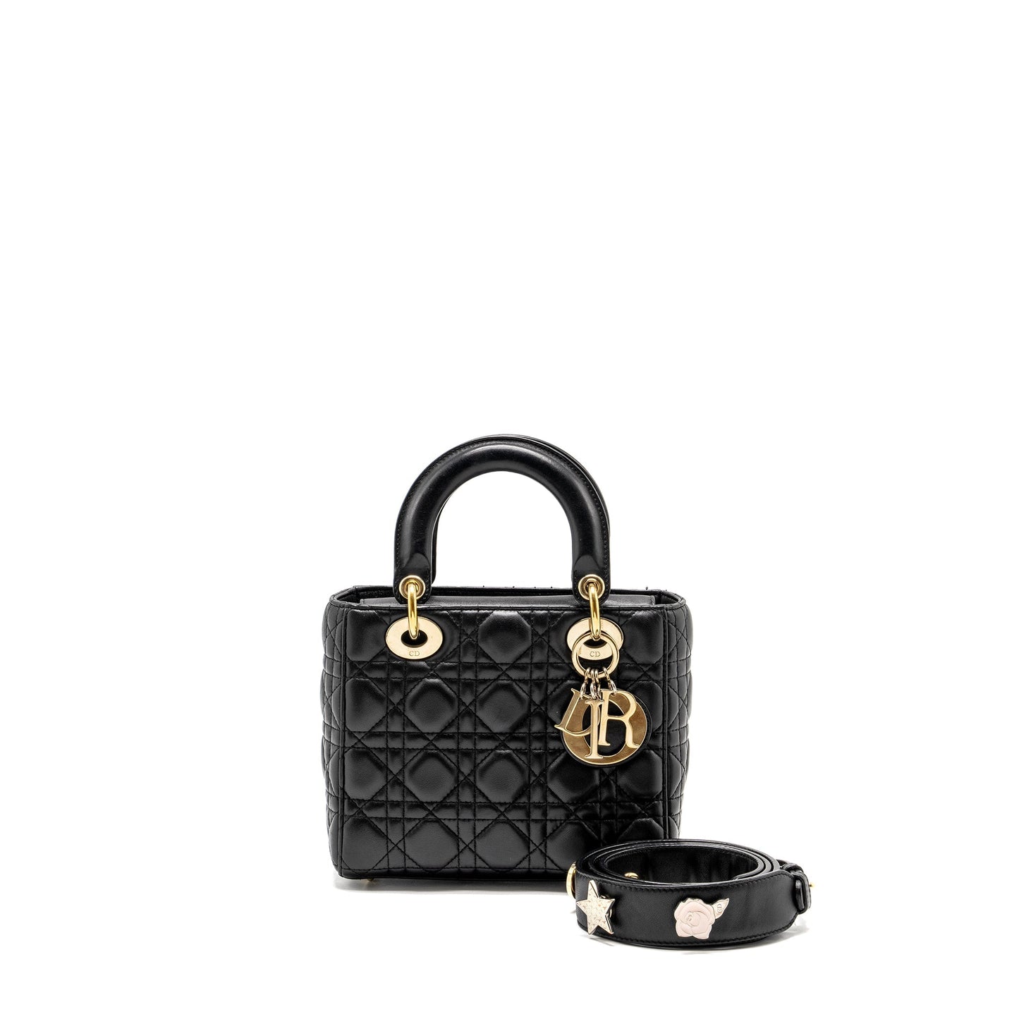 Luxury Dior My ABC Small Lady Luxury Dior Lambskin Black GHW
