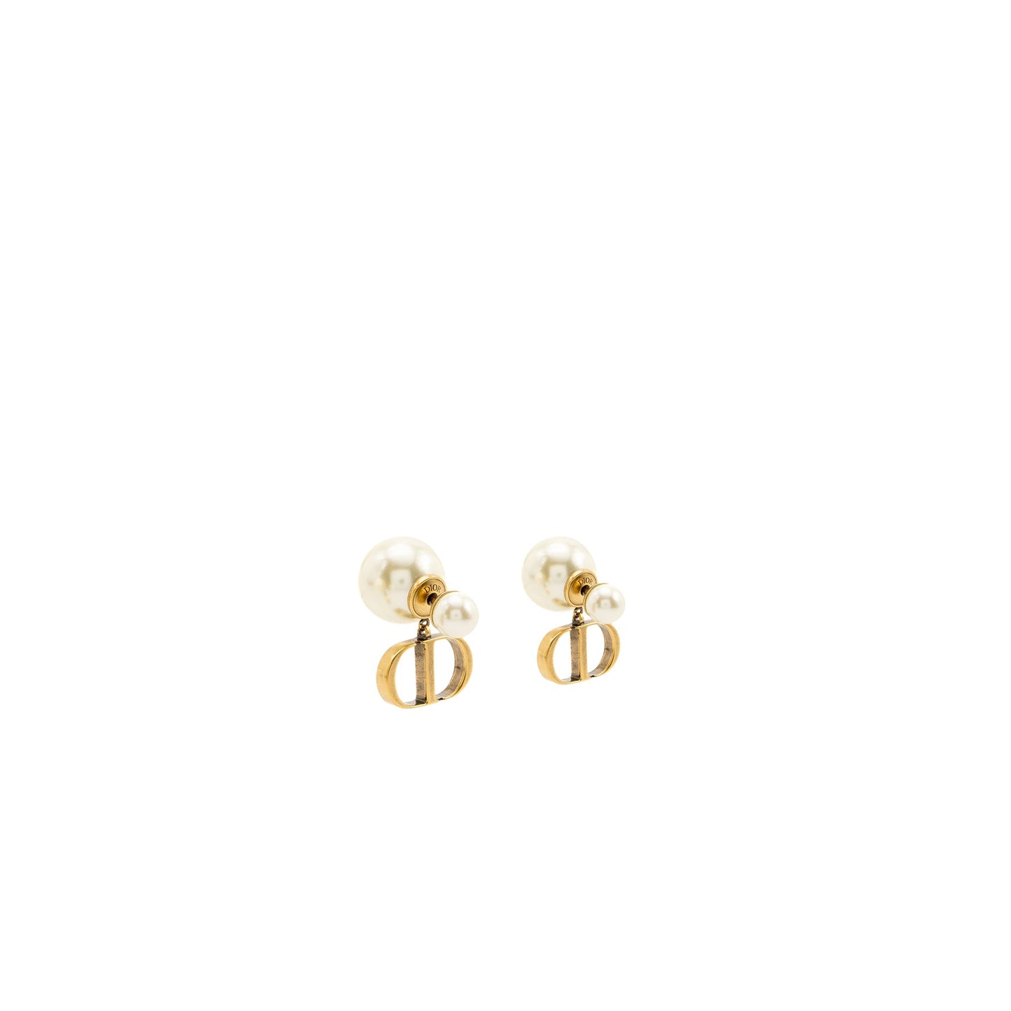 Luxury Dior Tribales Earrings Pearls GHW
