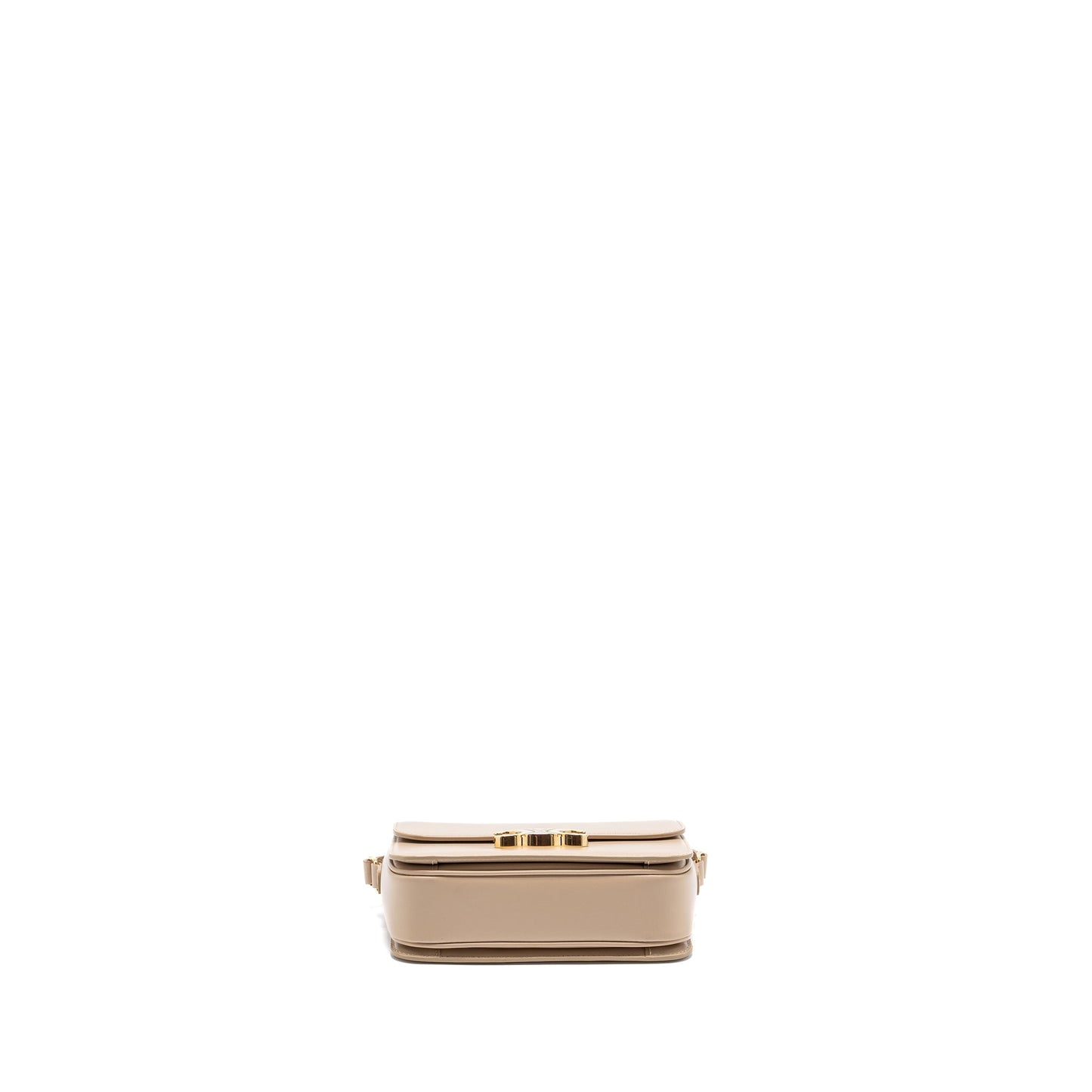 Celine Teen Triomphe Bag Calfskin Light Beige GHW