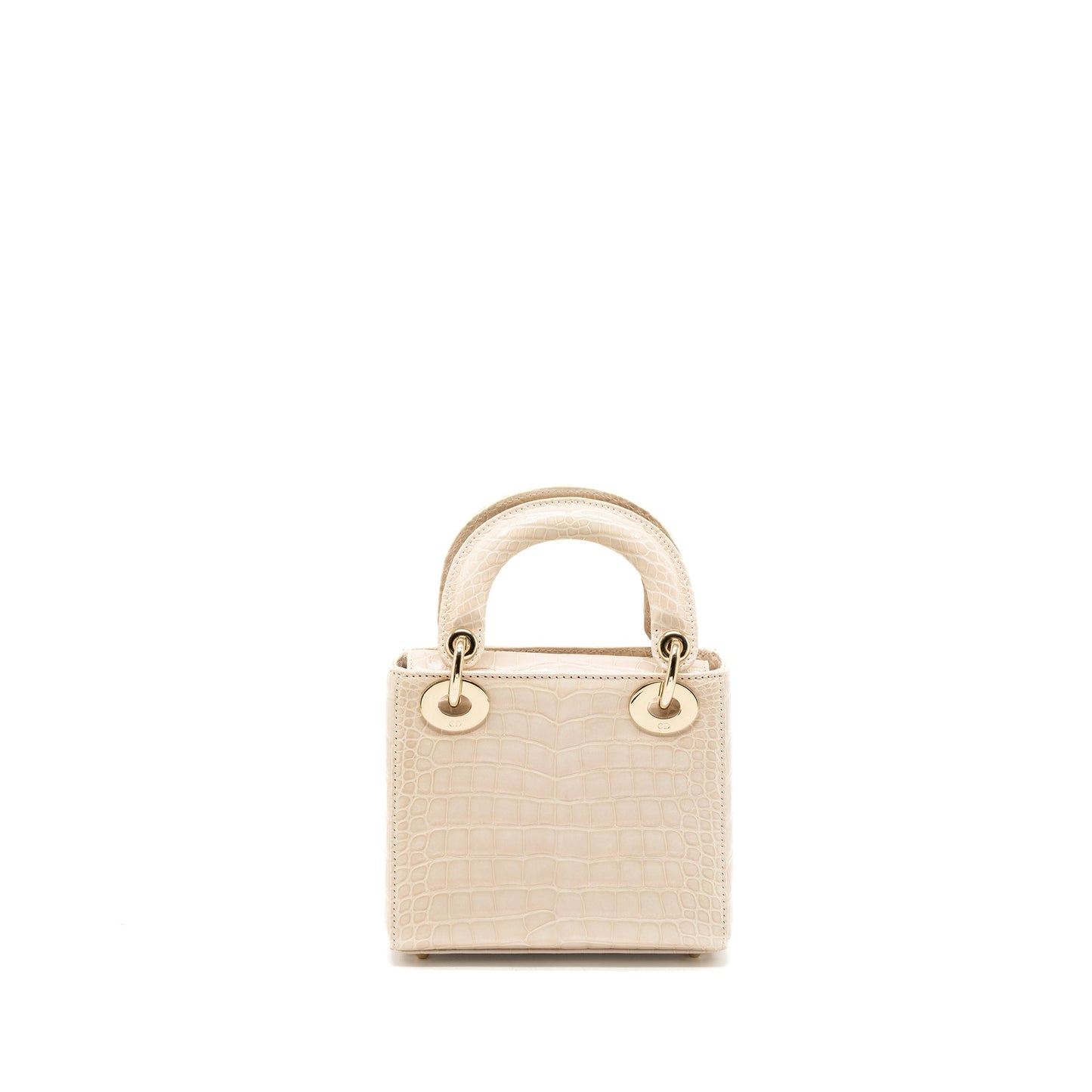 Luxury Dior Mini Lady Luxury Dior Alligator Mississippiensis Light Pink LGHW
