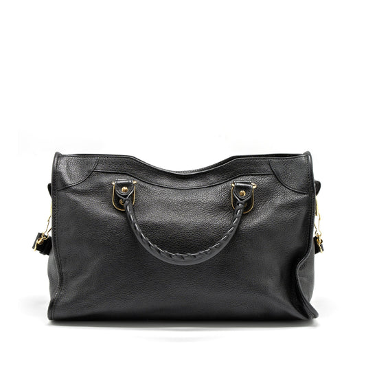 Balenciaga Classic City Bag Leather Black GHW