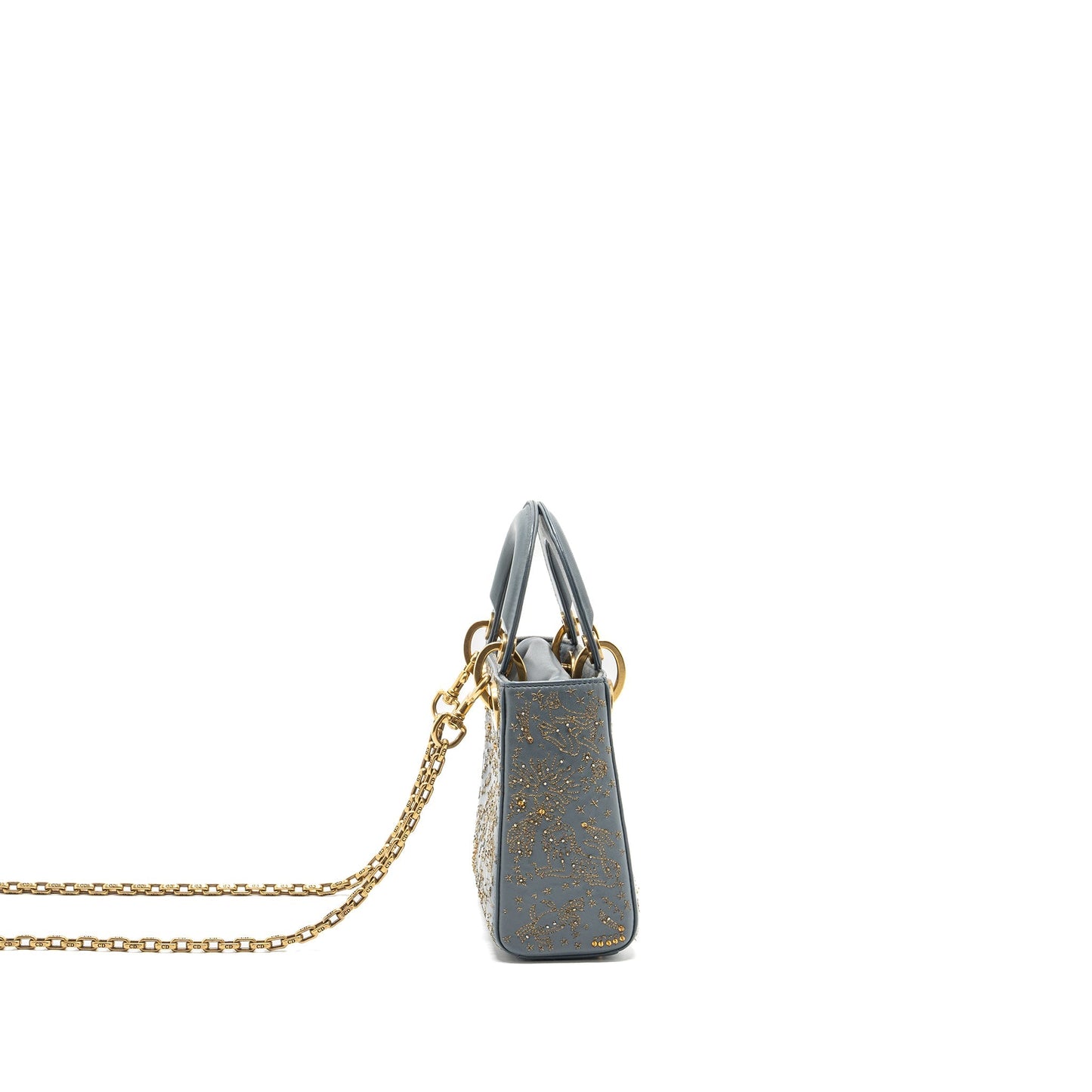 Luxury Dior Mini Lady Luxury Dior Limited Edition Lambskin Grey GHW