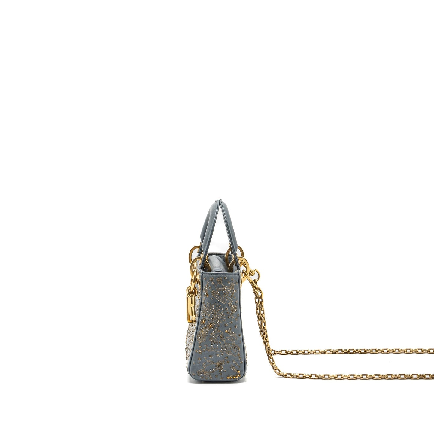 Luxury Dior Mini Lady Luxury Dior Limited Edition Lambskin Grey GHW