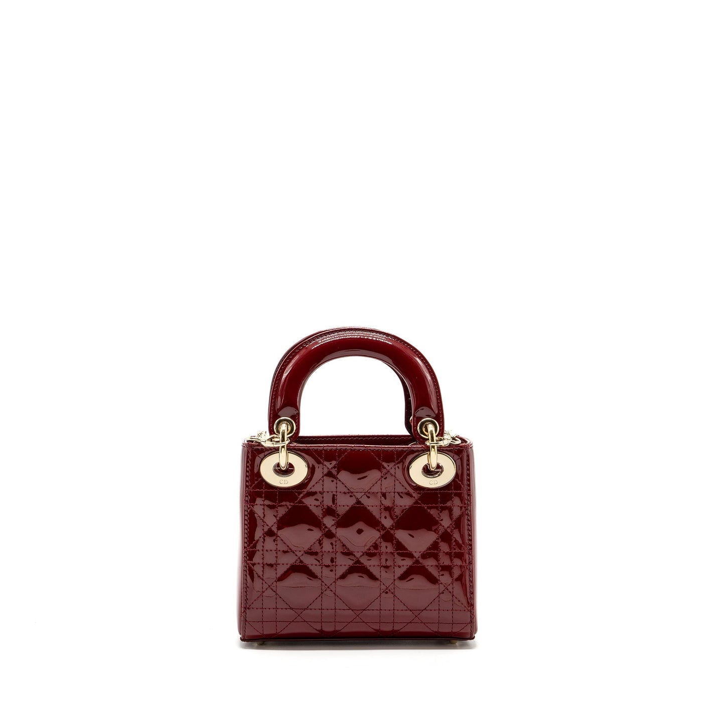 Luxury Dior Mini Lady Luxury Dior Patent Red LGHW
