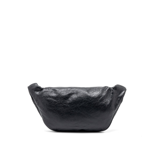Balenciaga Europa Belt Bag Calfskin Black/Red SHW