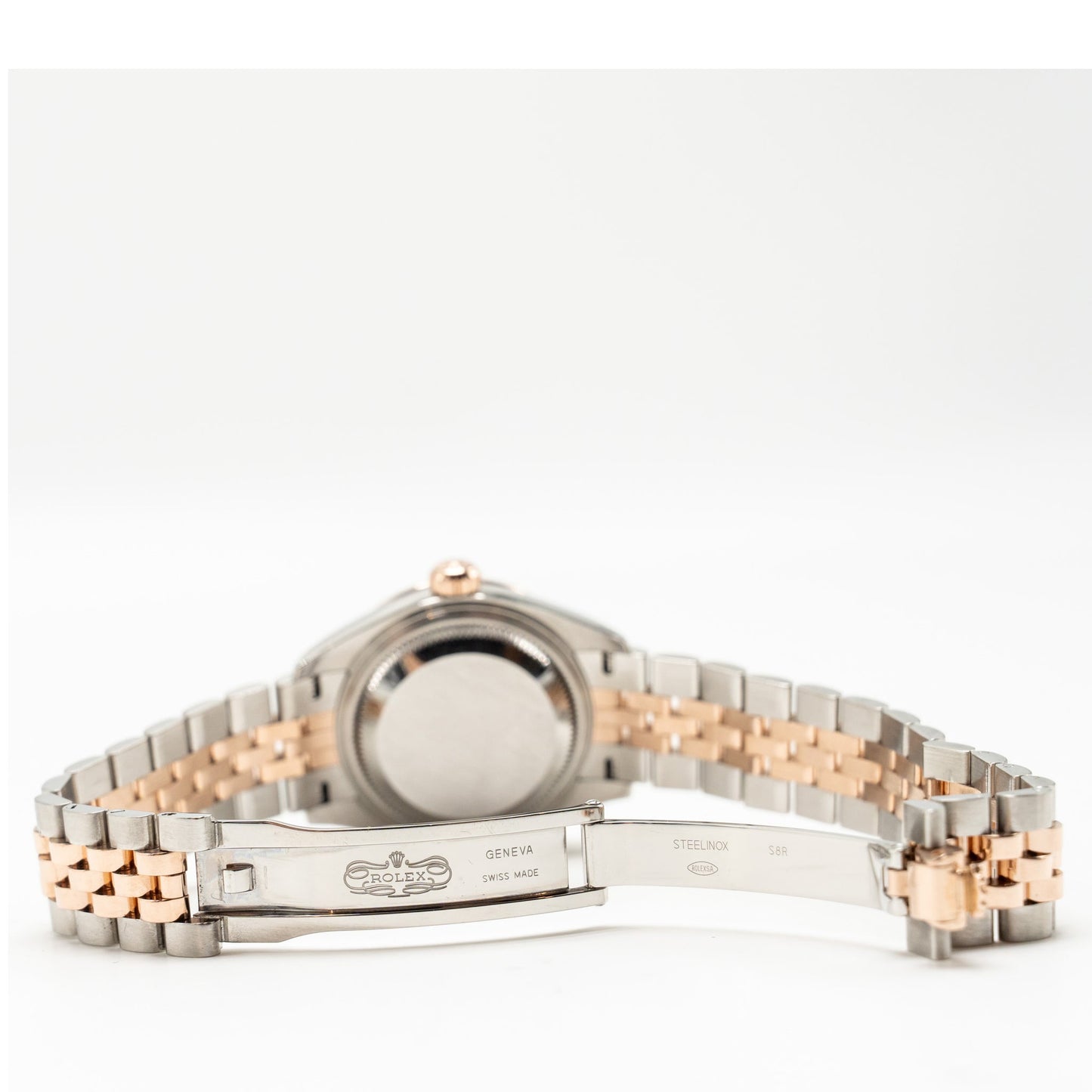 Rolex Lady-Datejust 28mm Oystersteel/Rose Gold/Diamonds, White Mother-of-Pearl Dial, Jubilee Bracelet Model:279381RBR