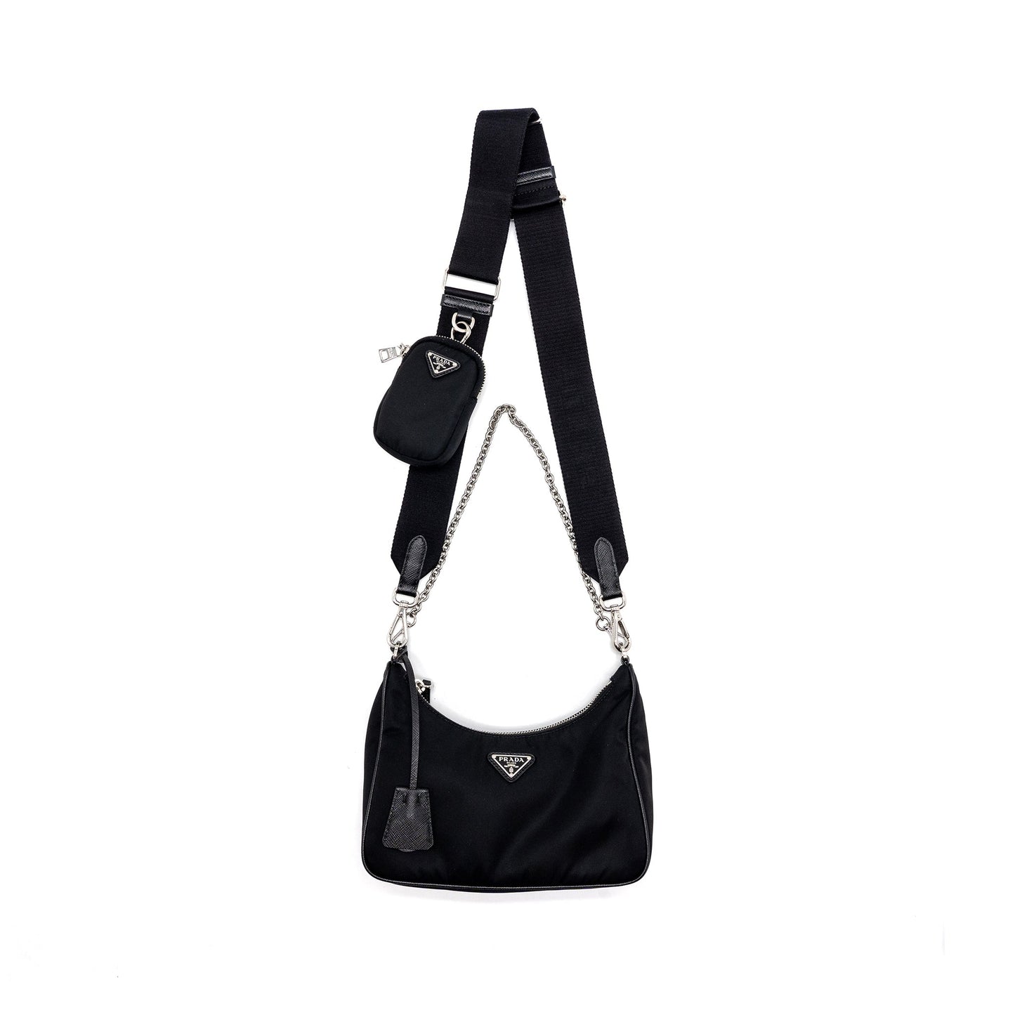 Prada Reedition 2005 Re-Nylon Black SHW