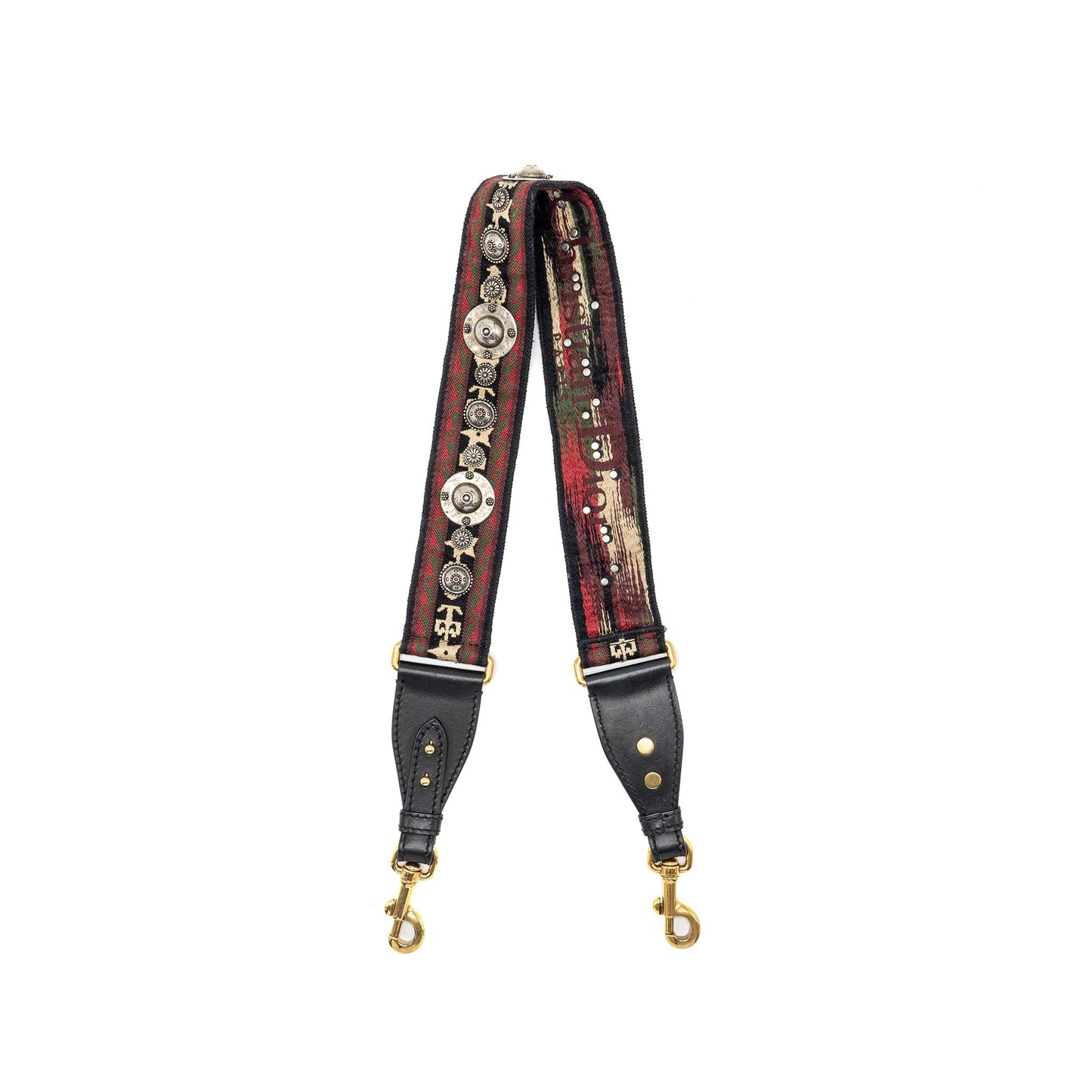 Luxury Dior shoulder strap oblique canvas/ calfskin red/multicolour GHW